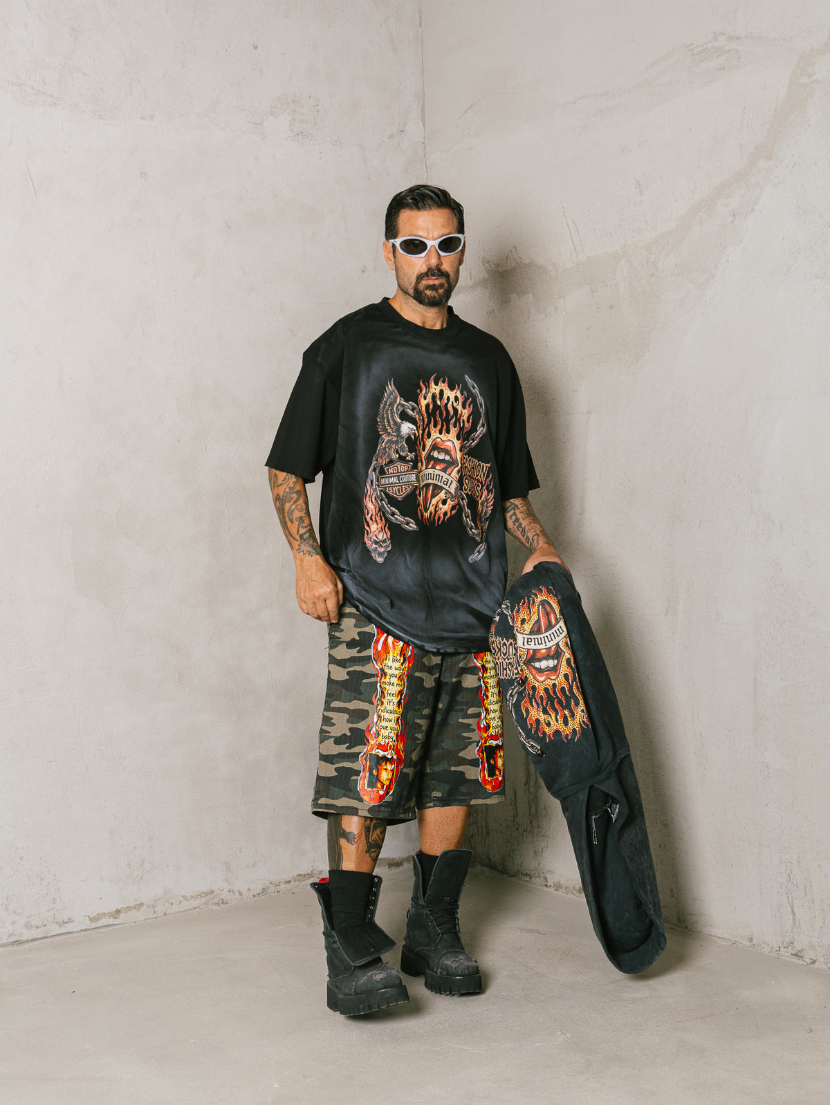 T-shirt Harley Black