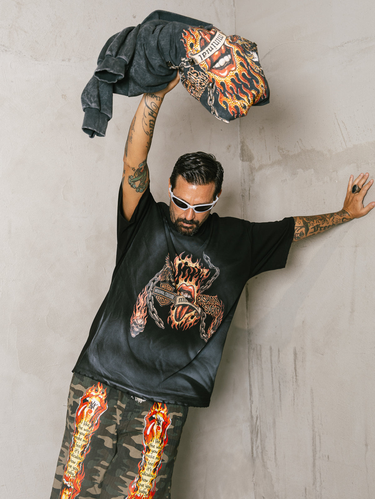 T-shirt Harley Black