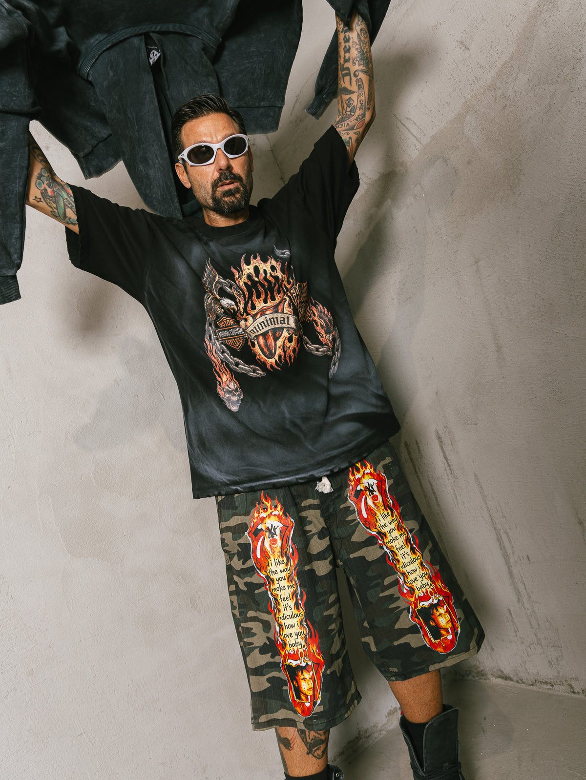 T-shirt Harley Black