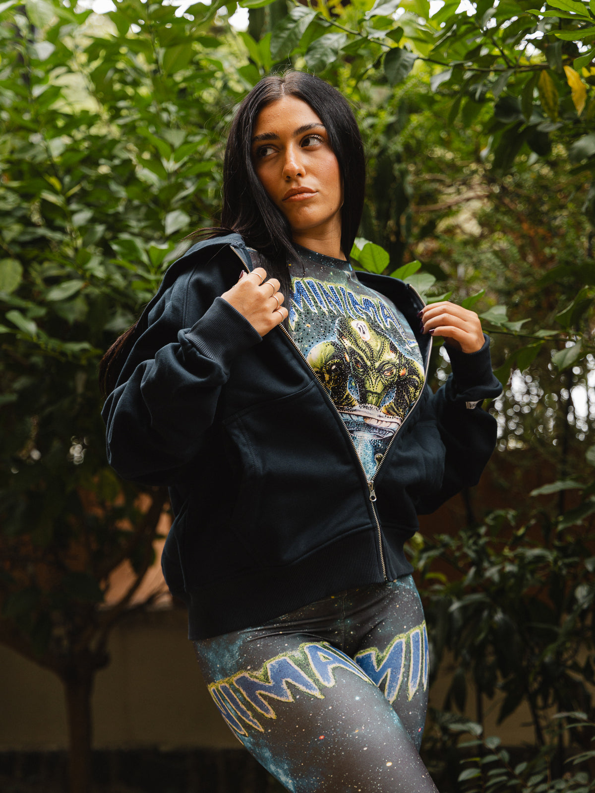Felpa zip tracksuit tex premium Blu