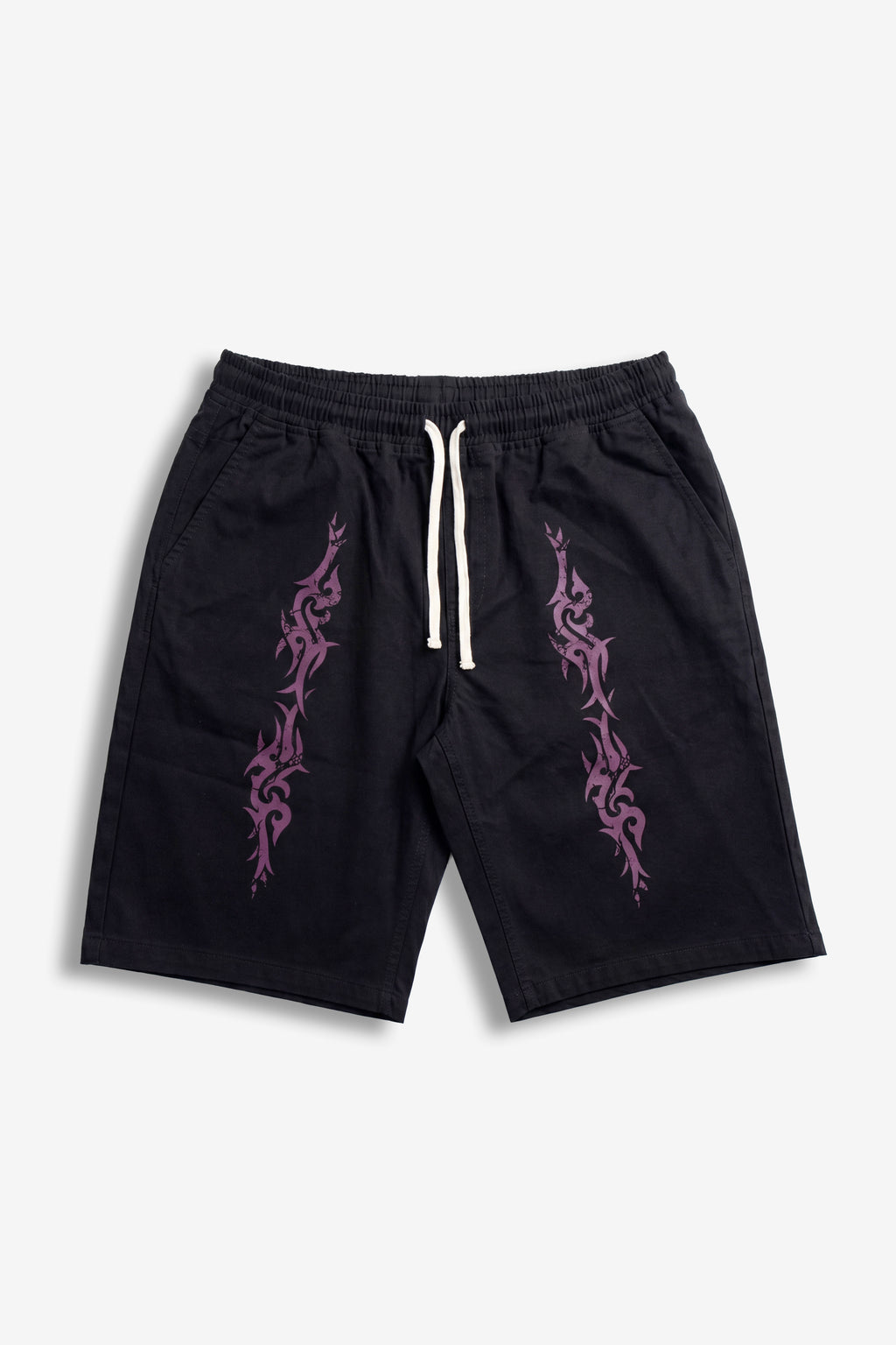 Bermuda con stampa tribal black