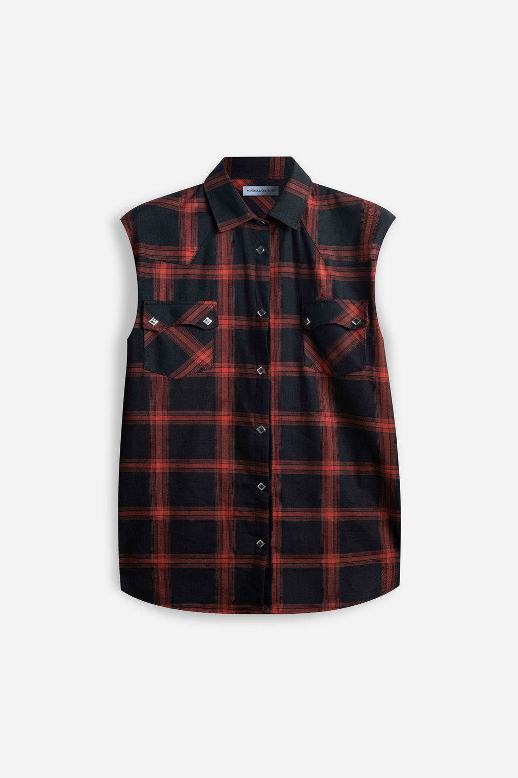 Camicia Smanicata country Black