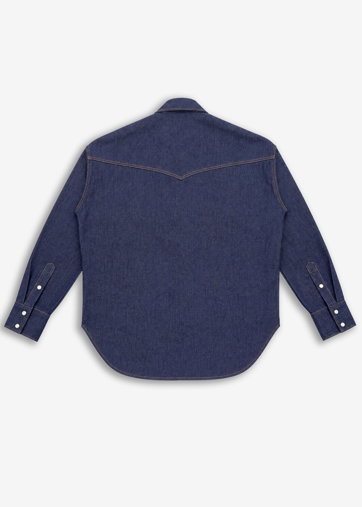 Maxishirt in denim Blue