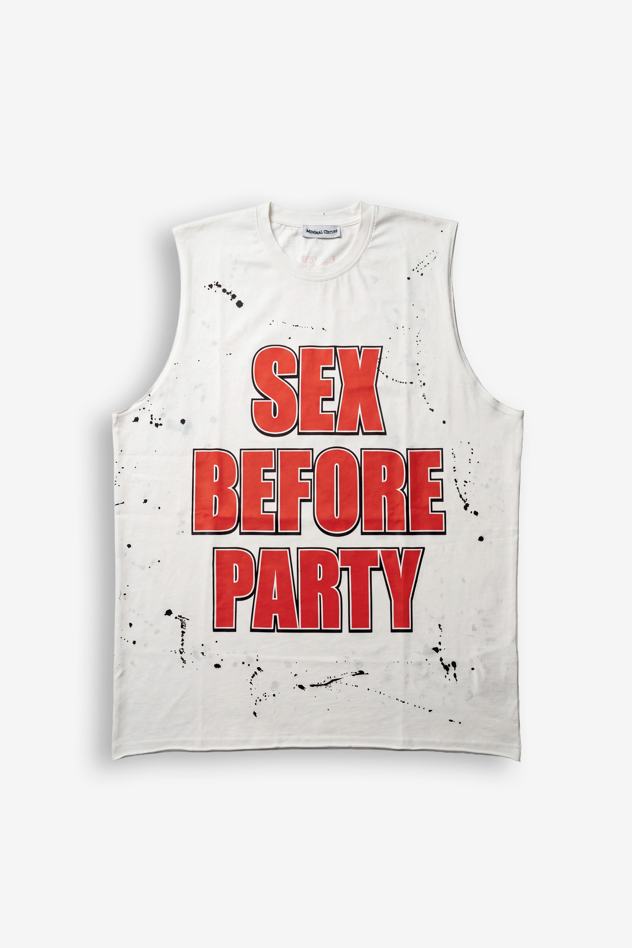 Canotta Oversize “Party” – White