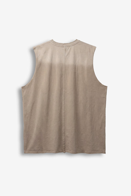 Canotta stampata House Beige
