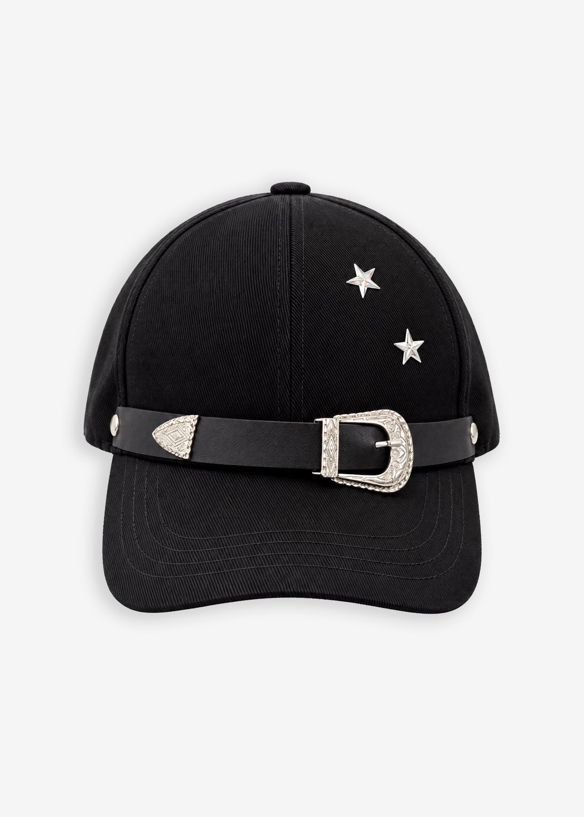 Berretto con cinturino Black