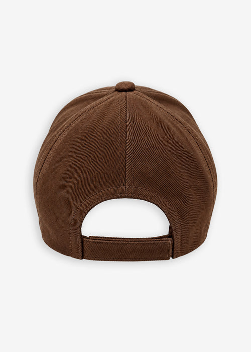 Berretto con cinturino Brown