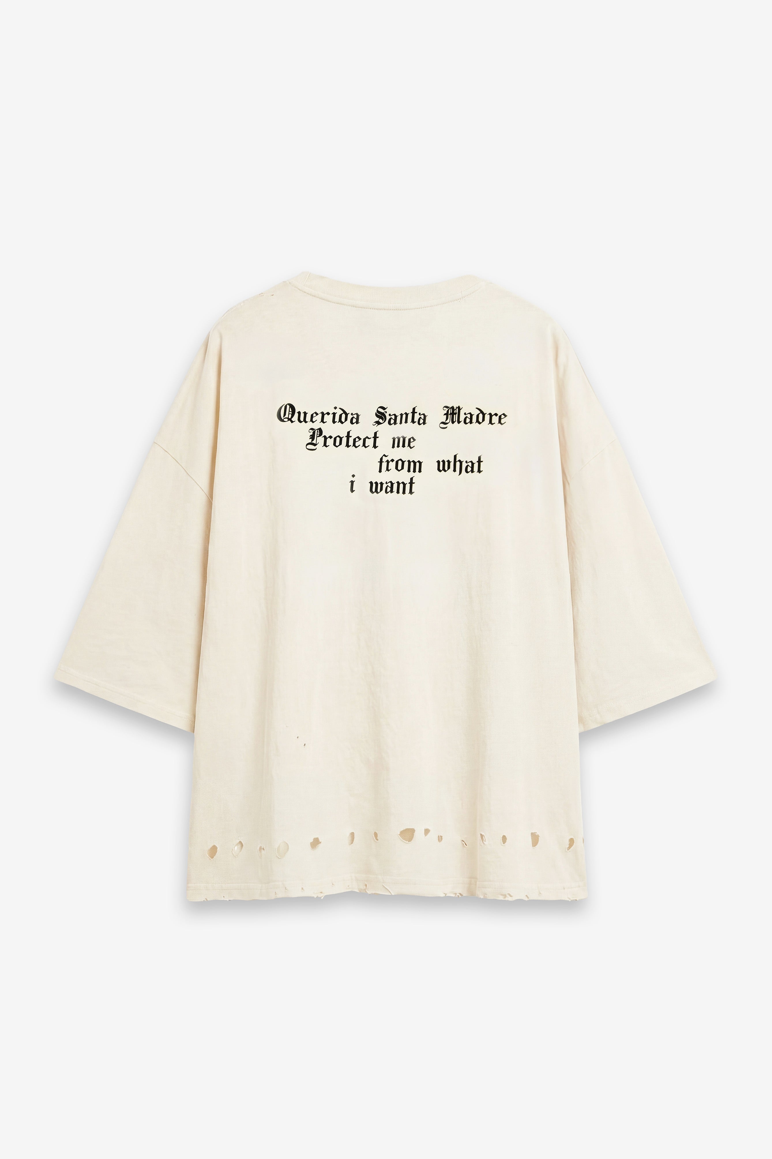 T-Shirt Oversize Graphic Cross – Off White