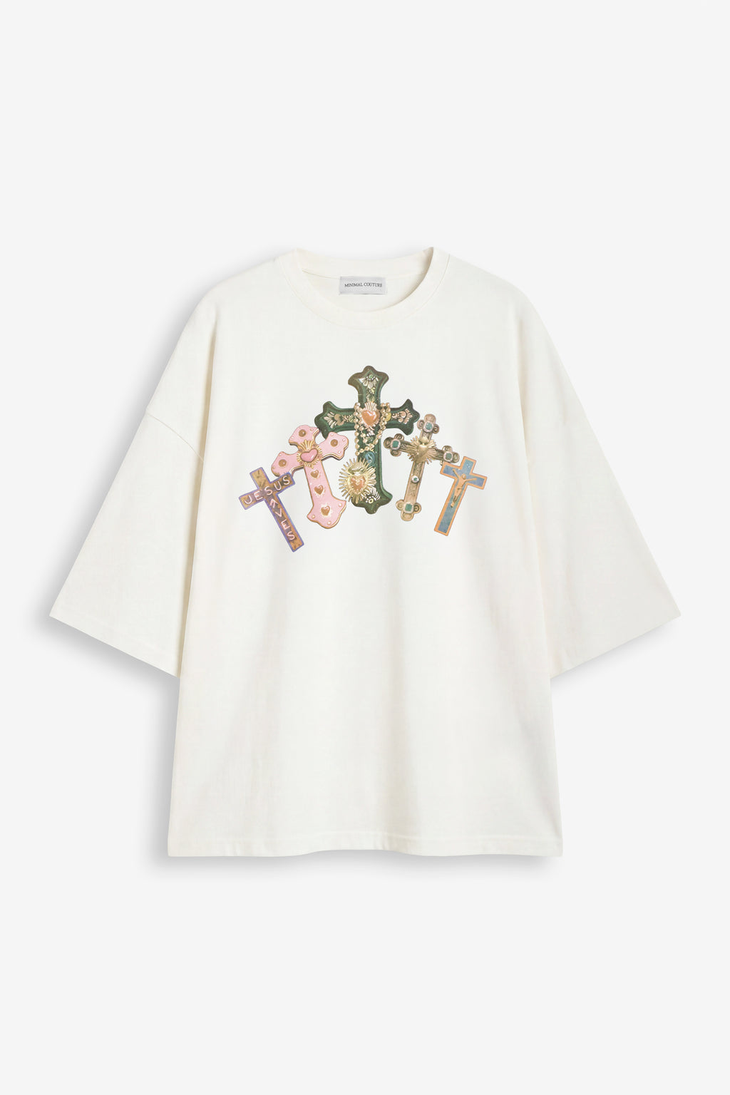 T-shirt Croci color White