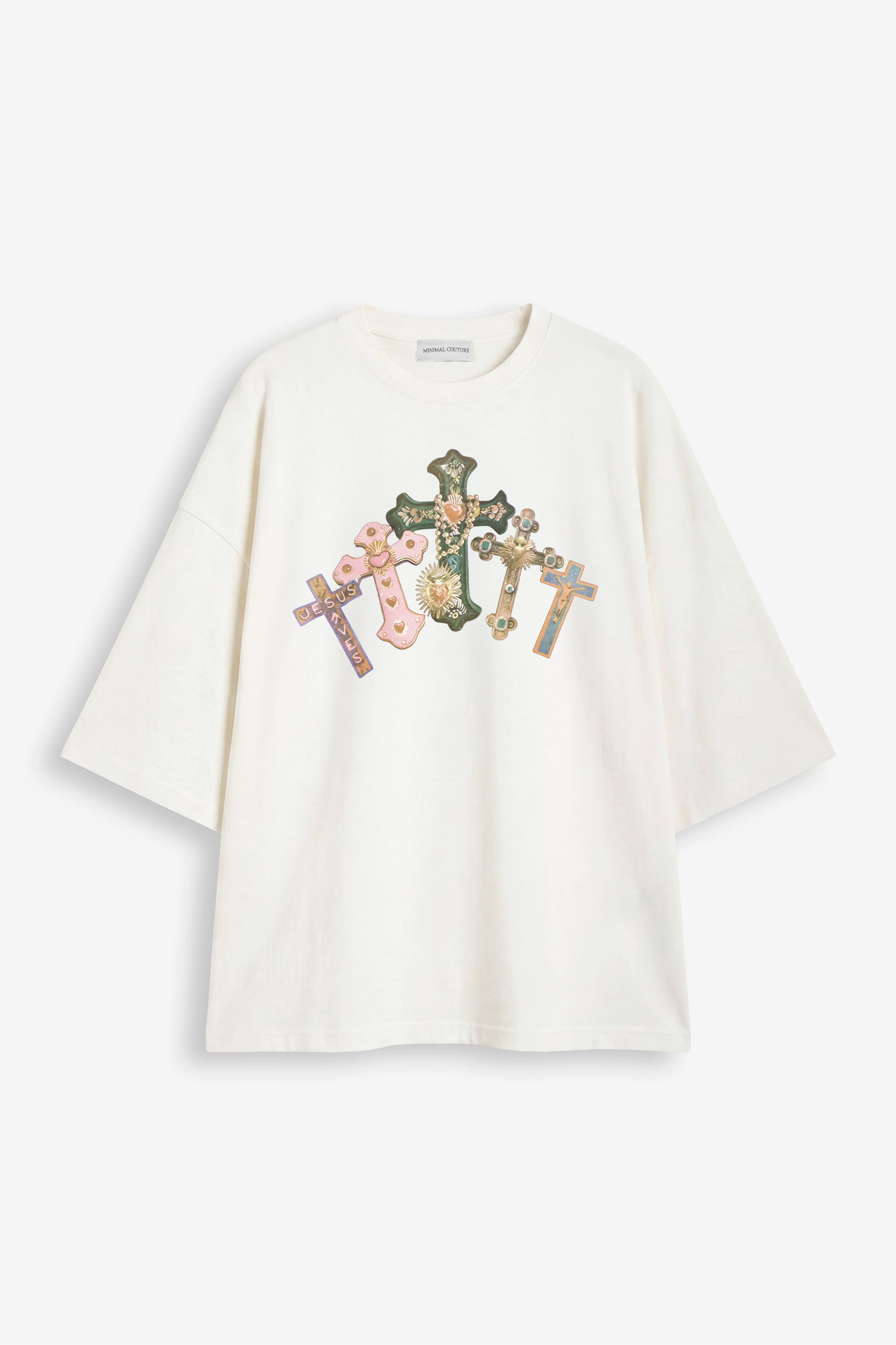 T-shirt Croci color White
