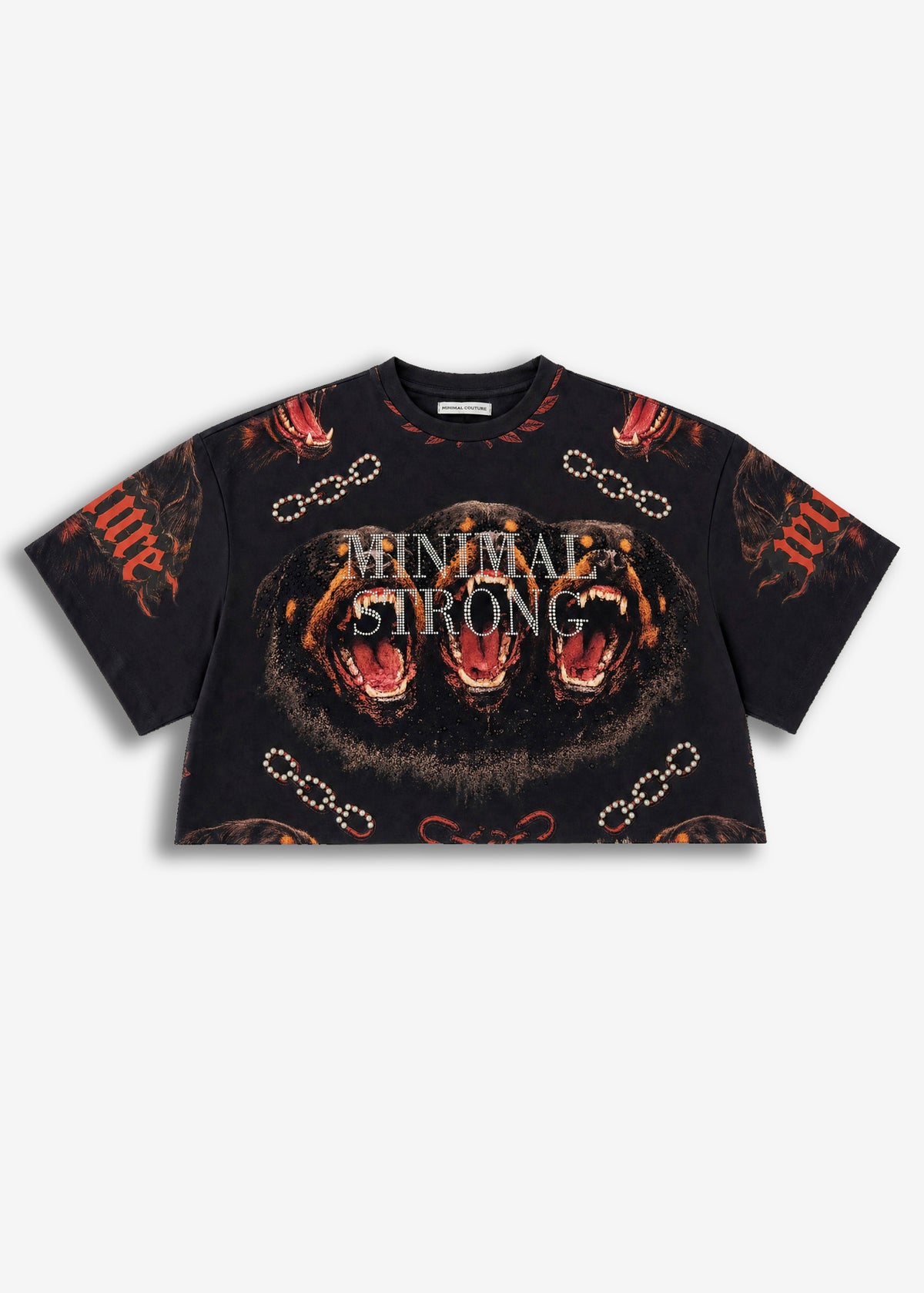 T-shirt Crop Dogs