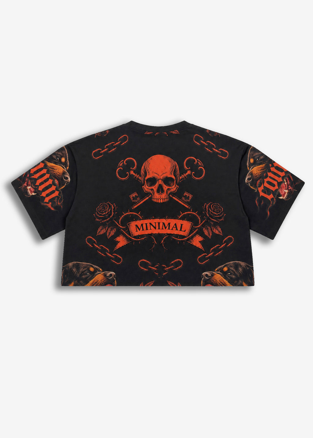 T-shirt Crop Dogs