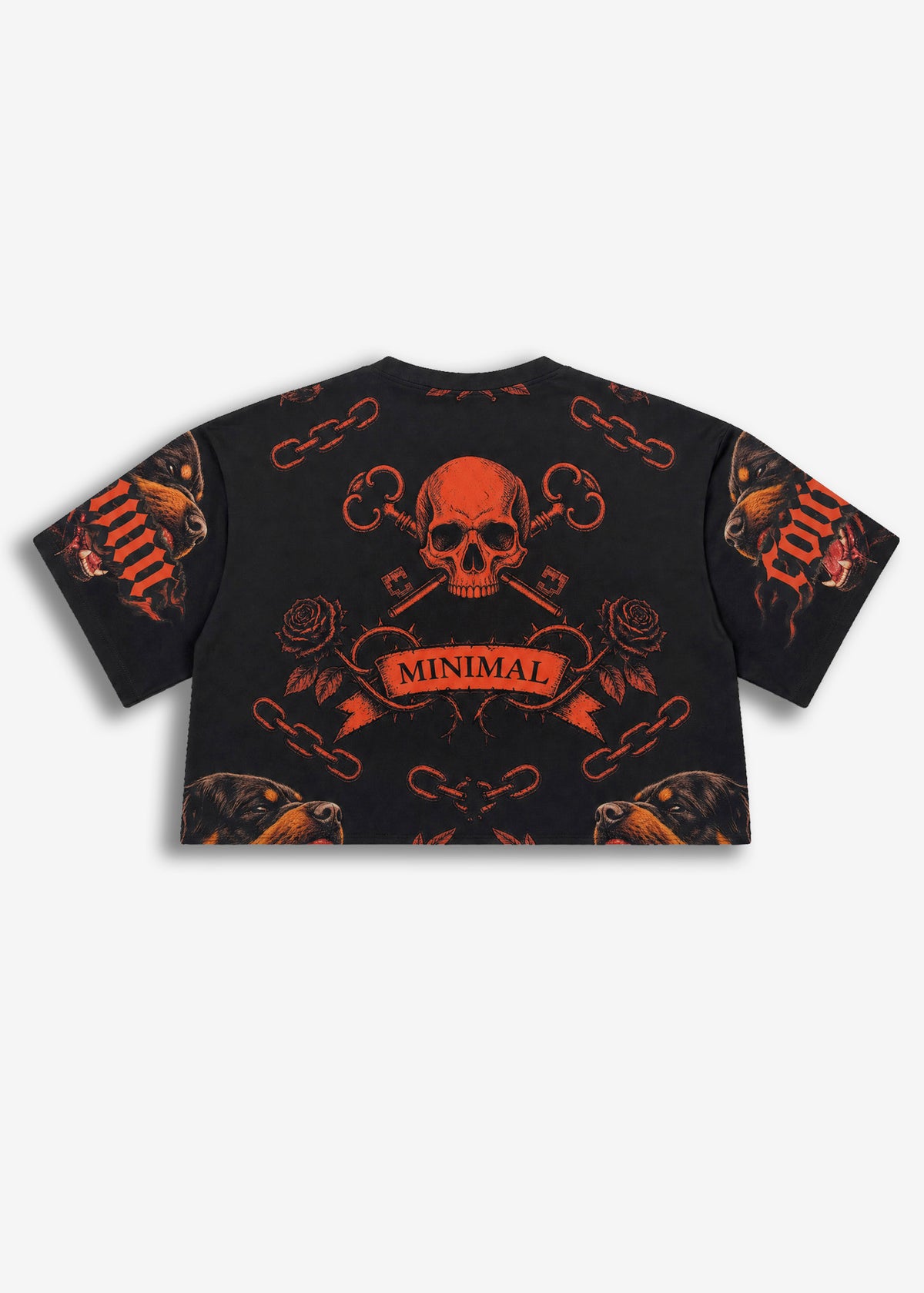 T-shirt Crop Dogs