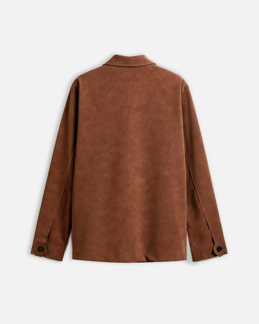Giacca in suede con tasconi Light Brown