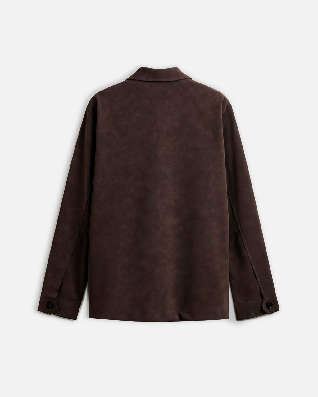 Giacca in suede con tasconi Brown