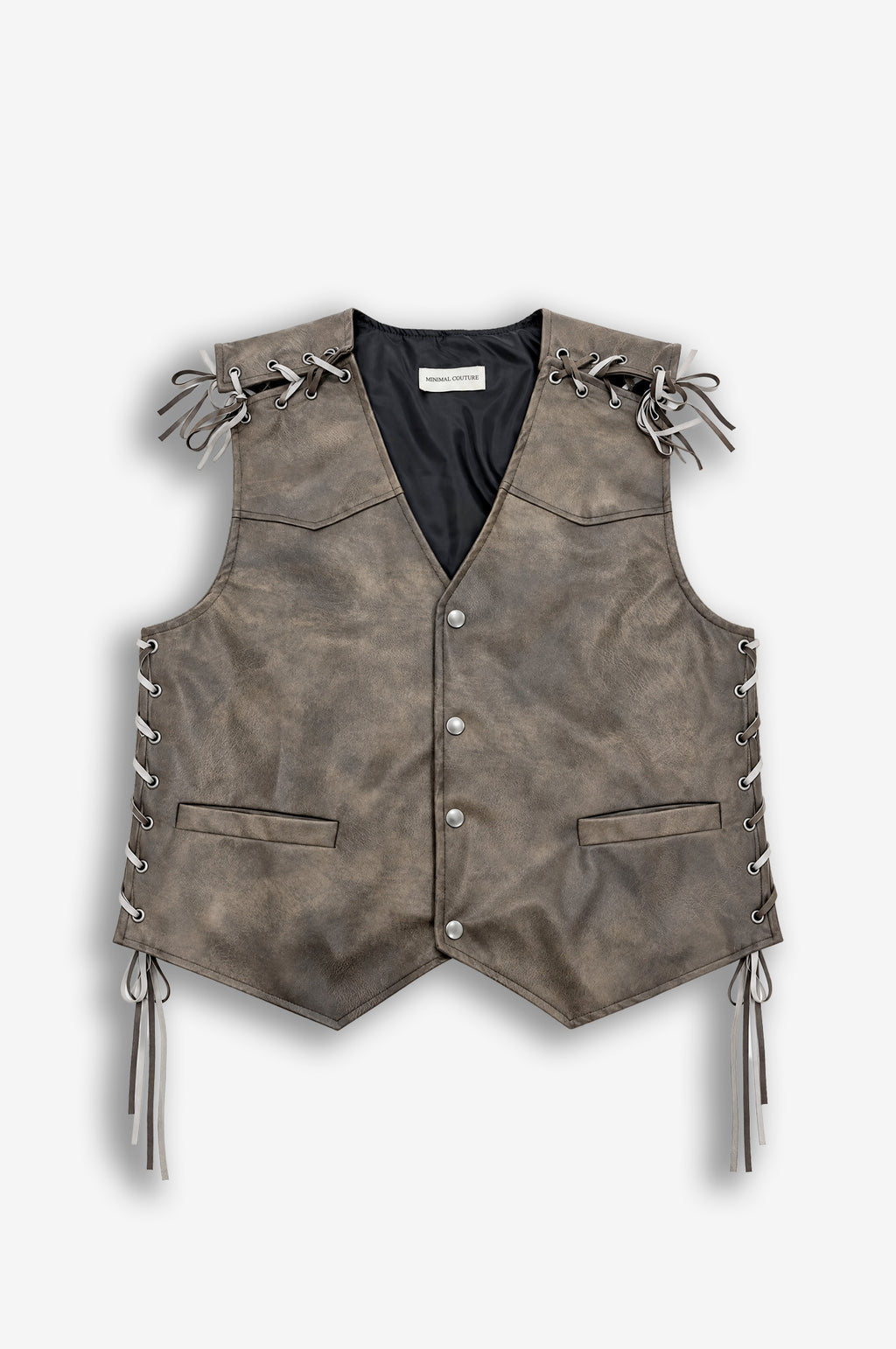 Gilet in ecopelle
