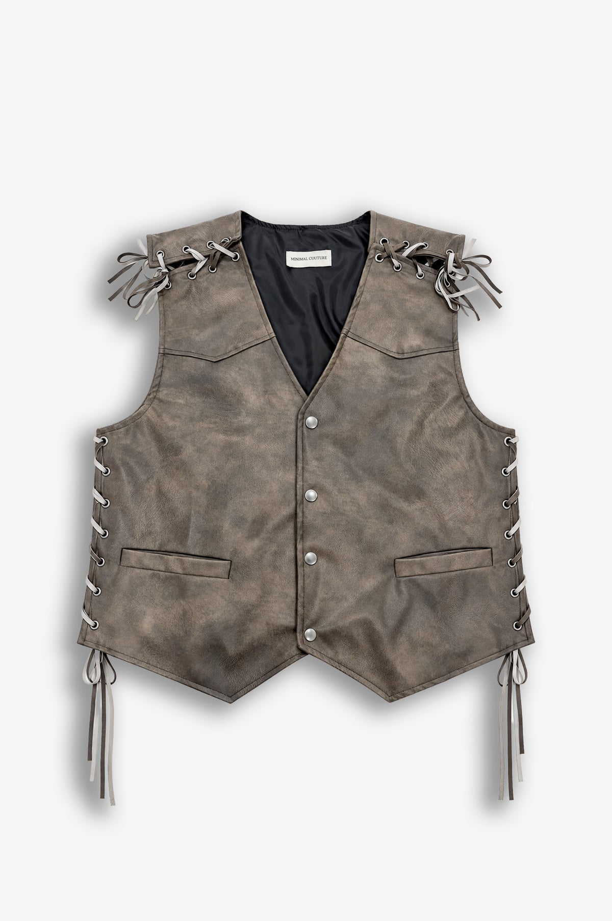 Gilet in ecopelle
