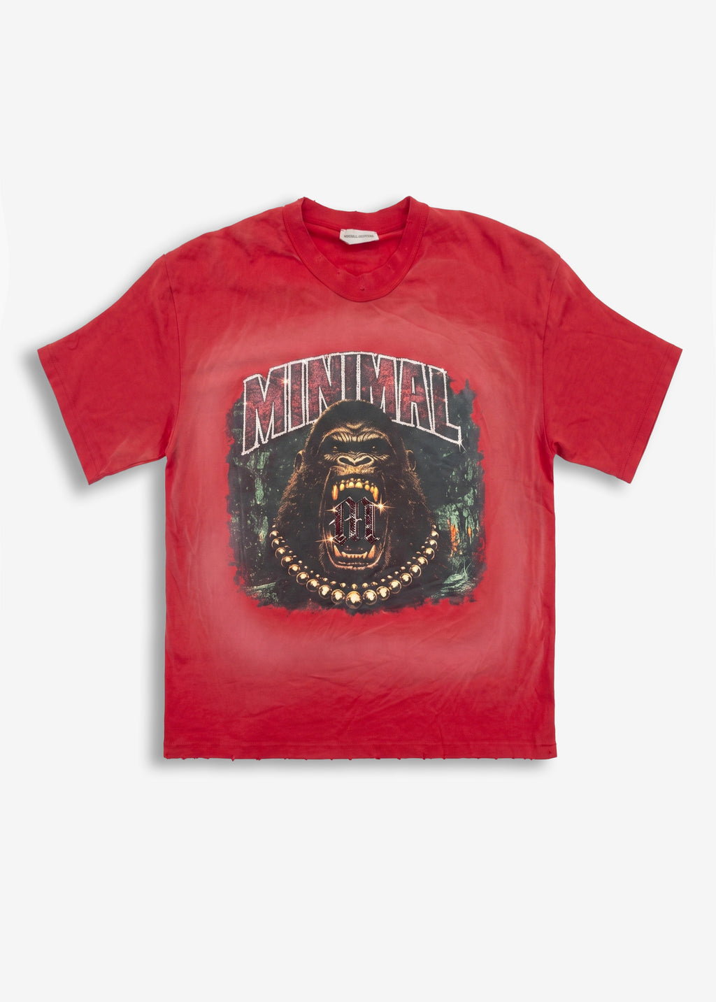 T-shirt con spalline Gorilla Red
