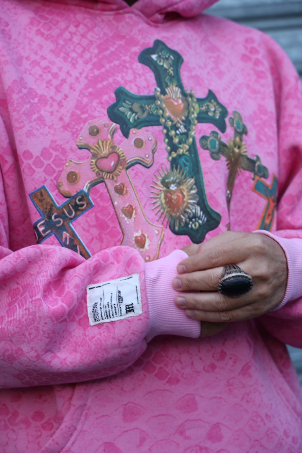 Hoodie tracksuit Croci color Fuxia