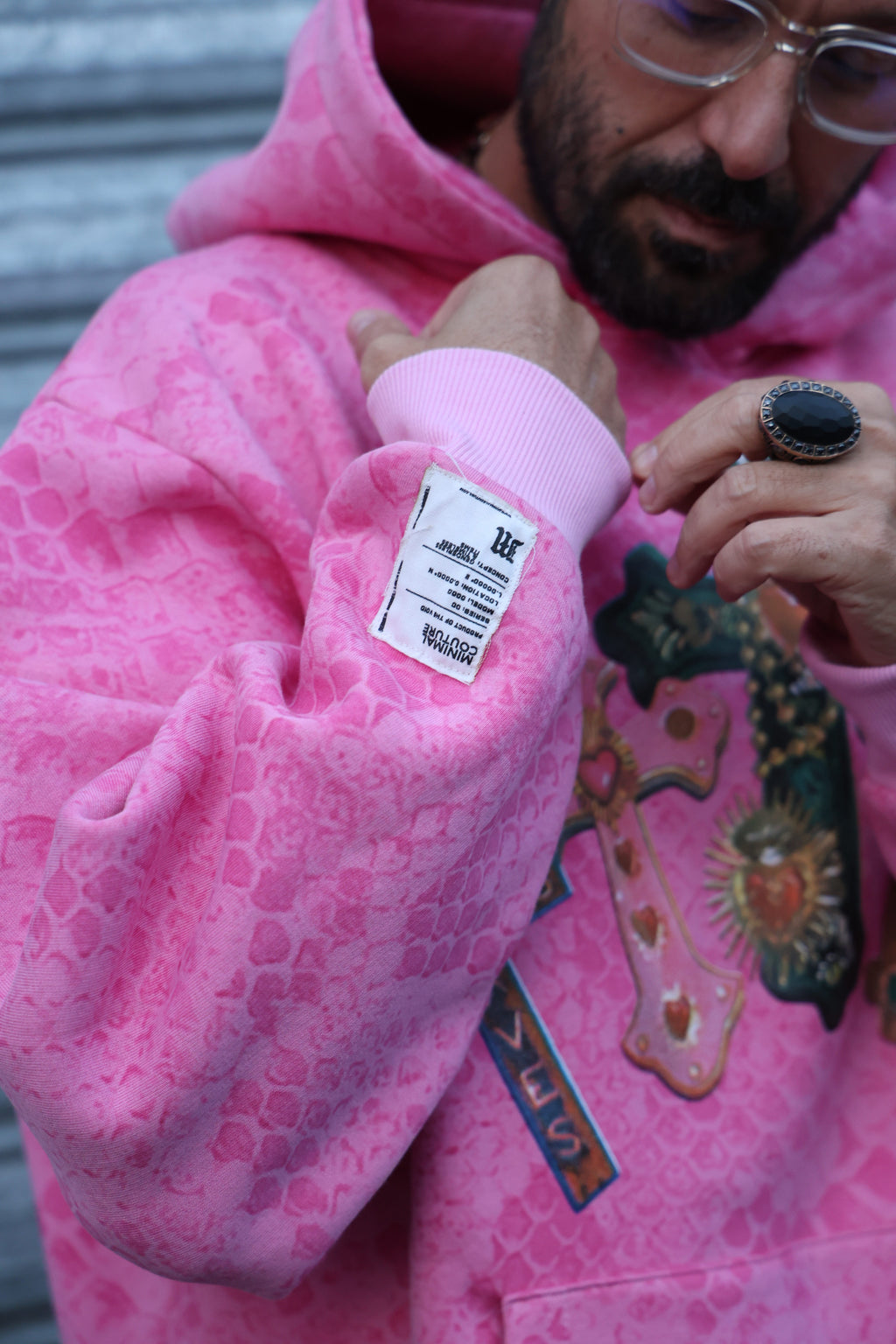 Hoodie tracksuit Croci color Fuxia