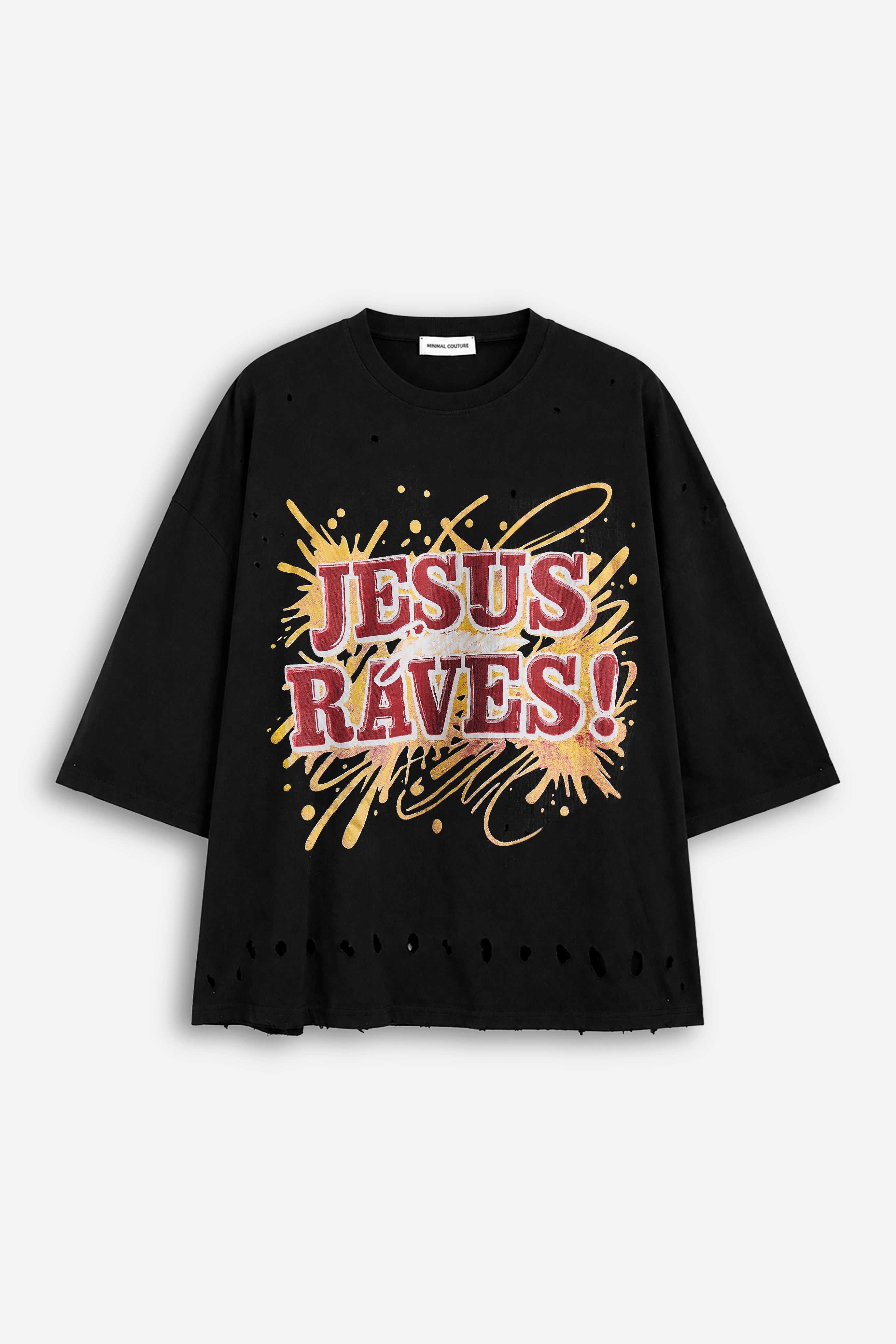 T-Shirt Oversize “Jesus Saves”