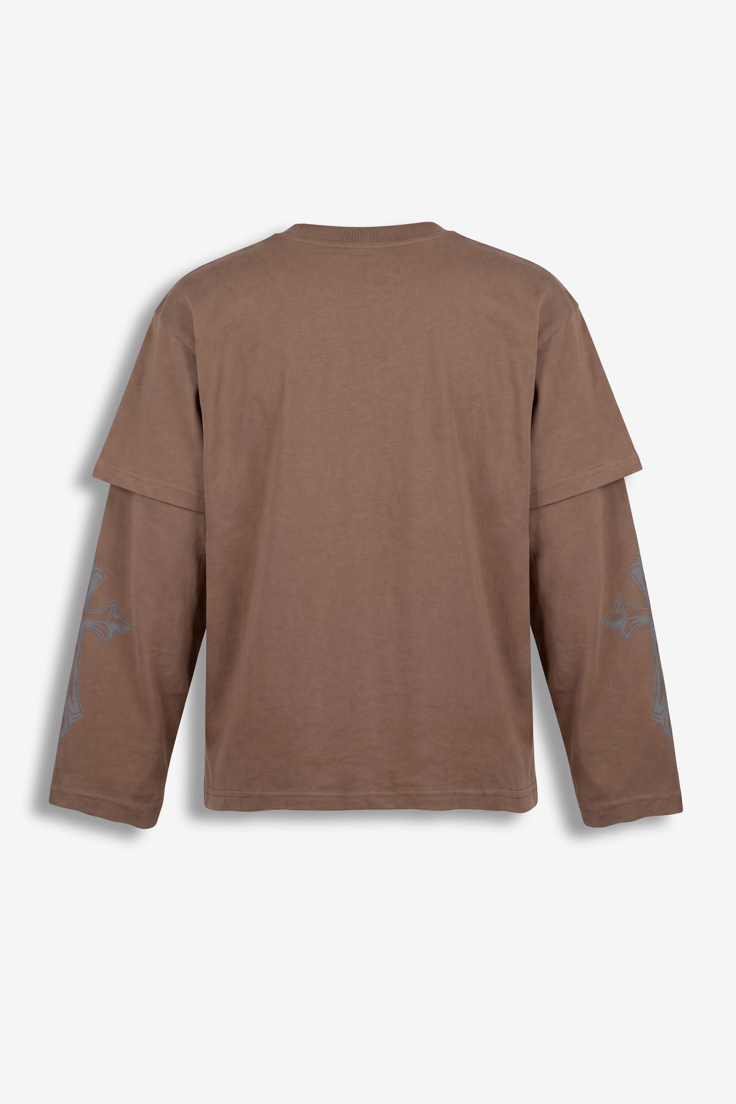 Long sleeve Cross Brown