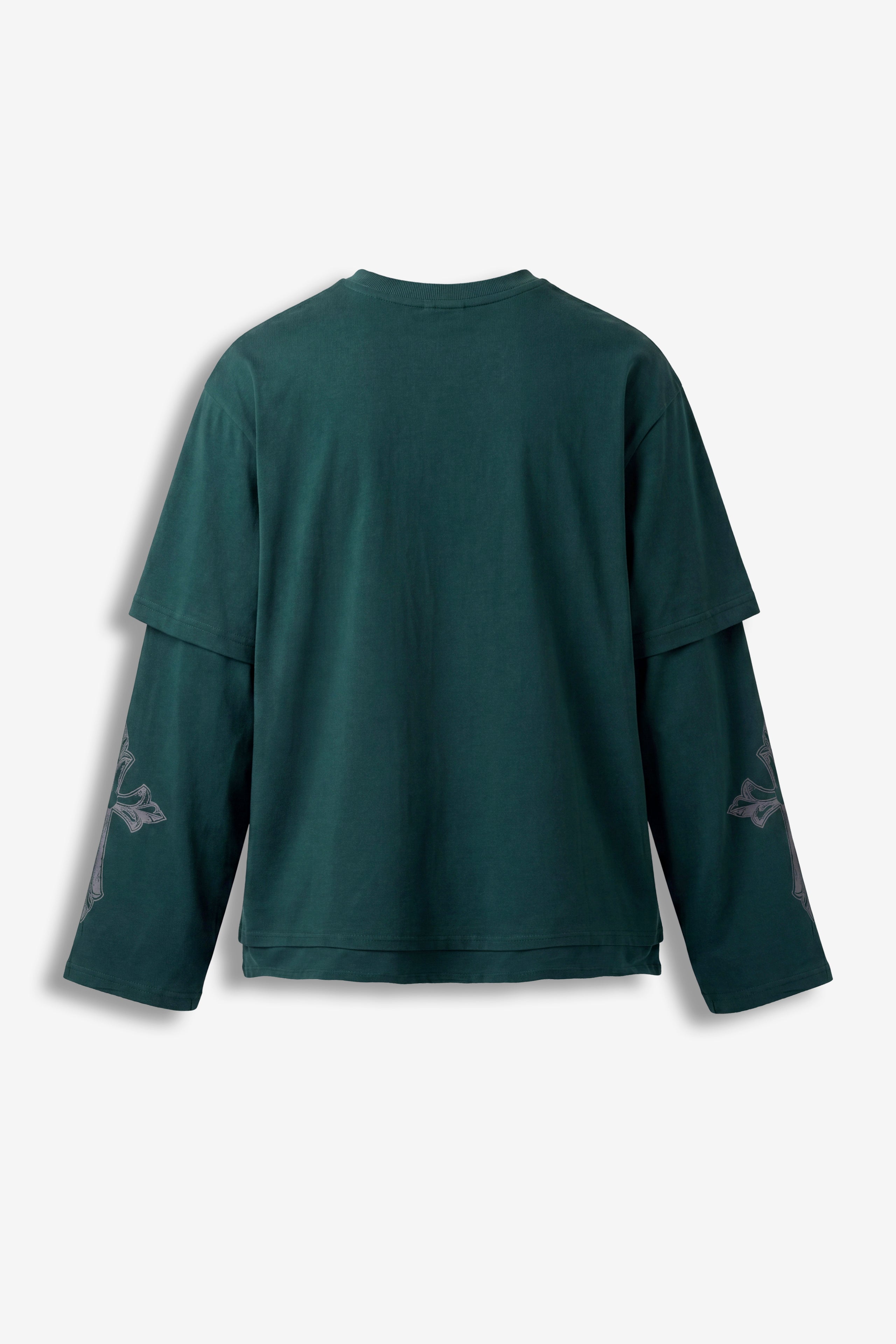 Long sleeve Cross Green
