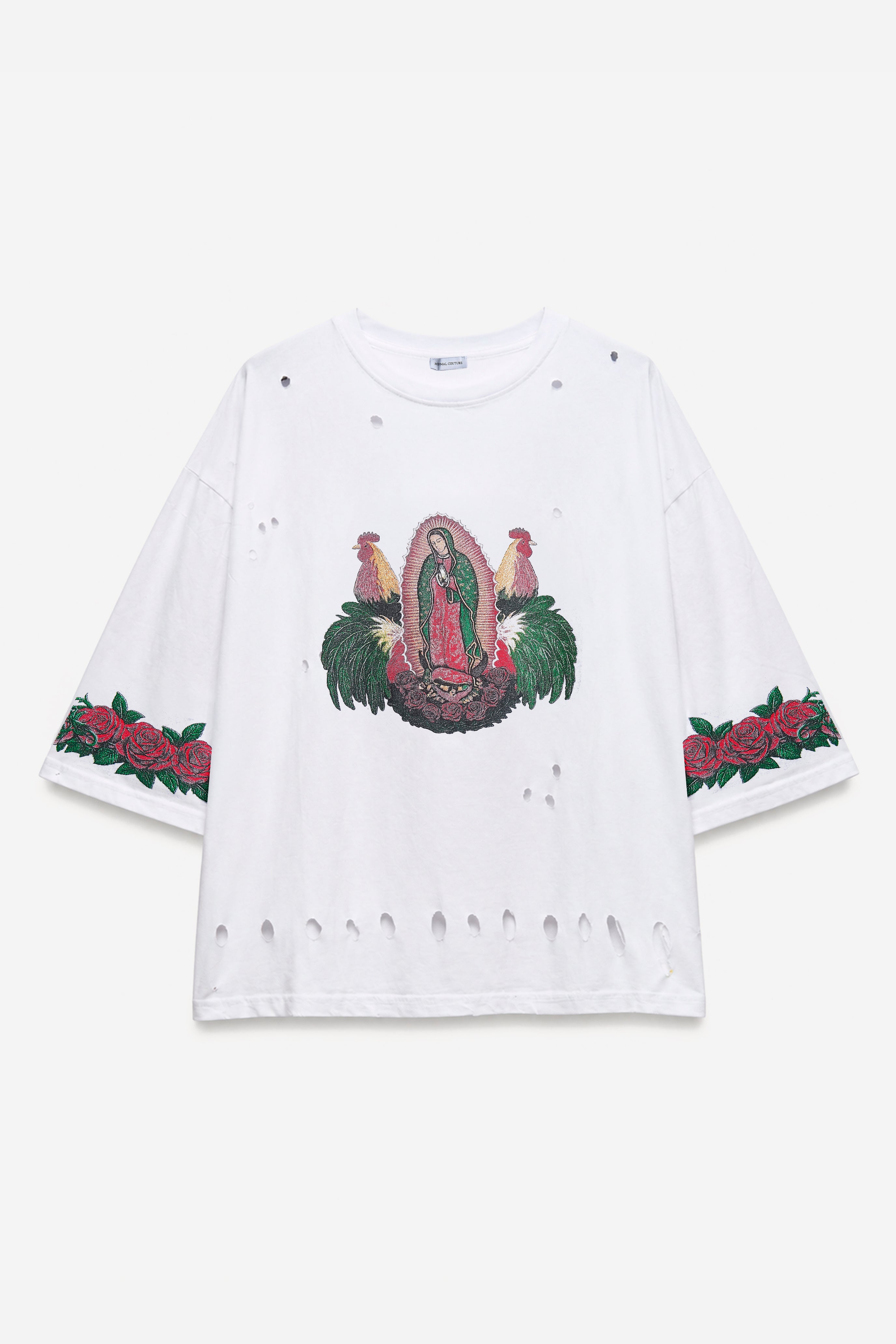 T-Shirt Oversize “Guadalupe” White