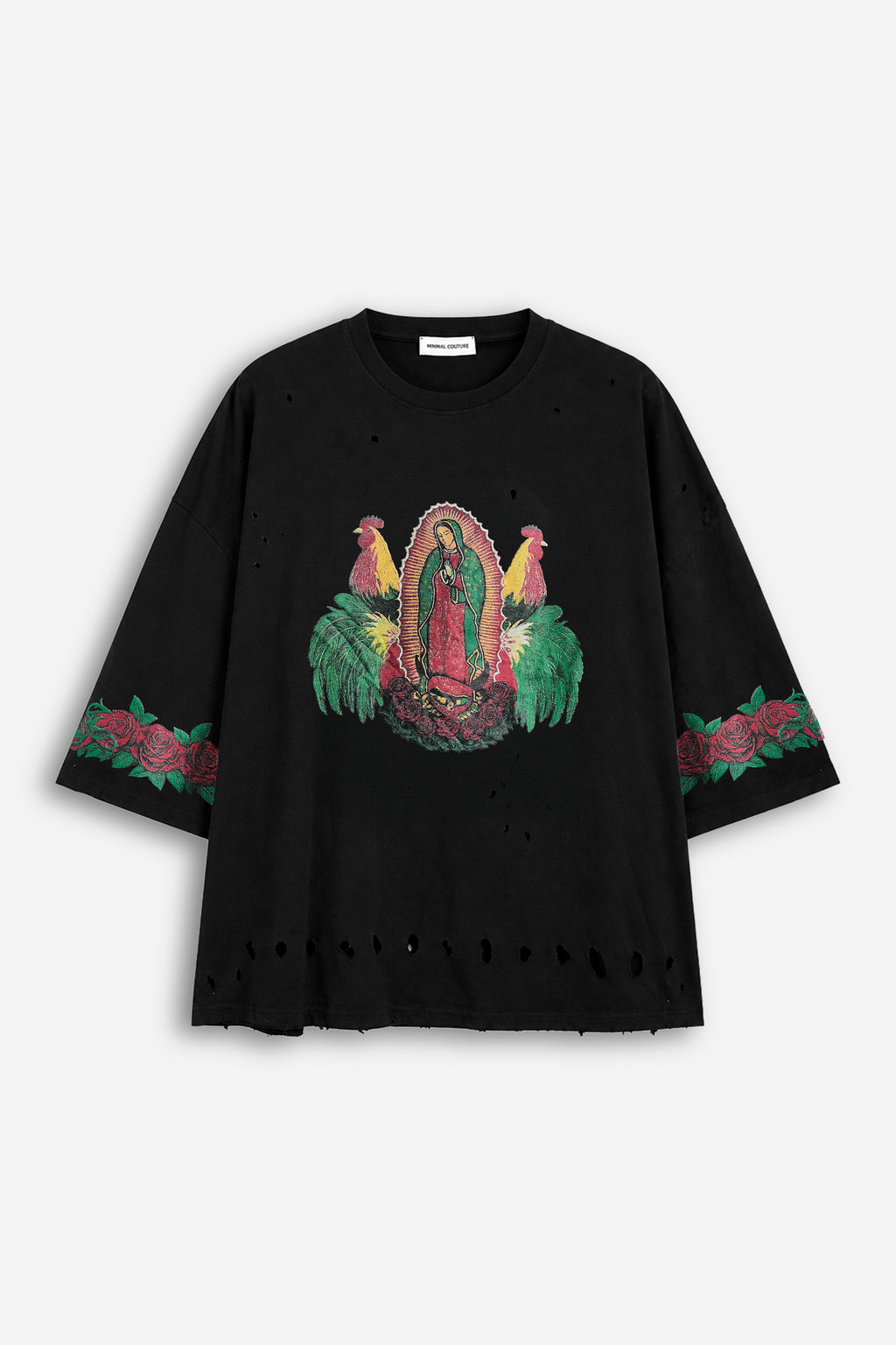 T-Shirt Oversize “Guadalupe” Black