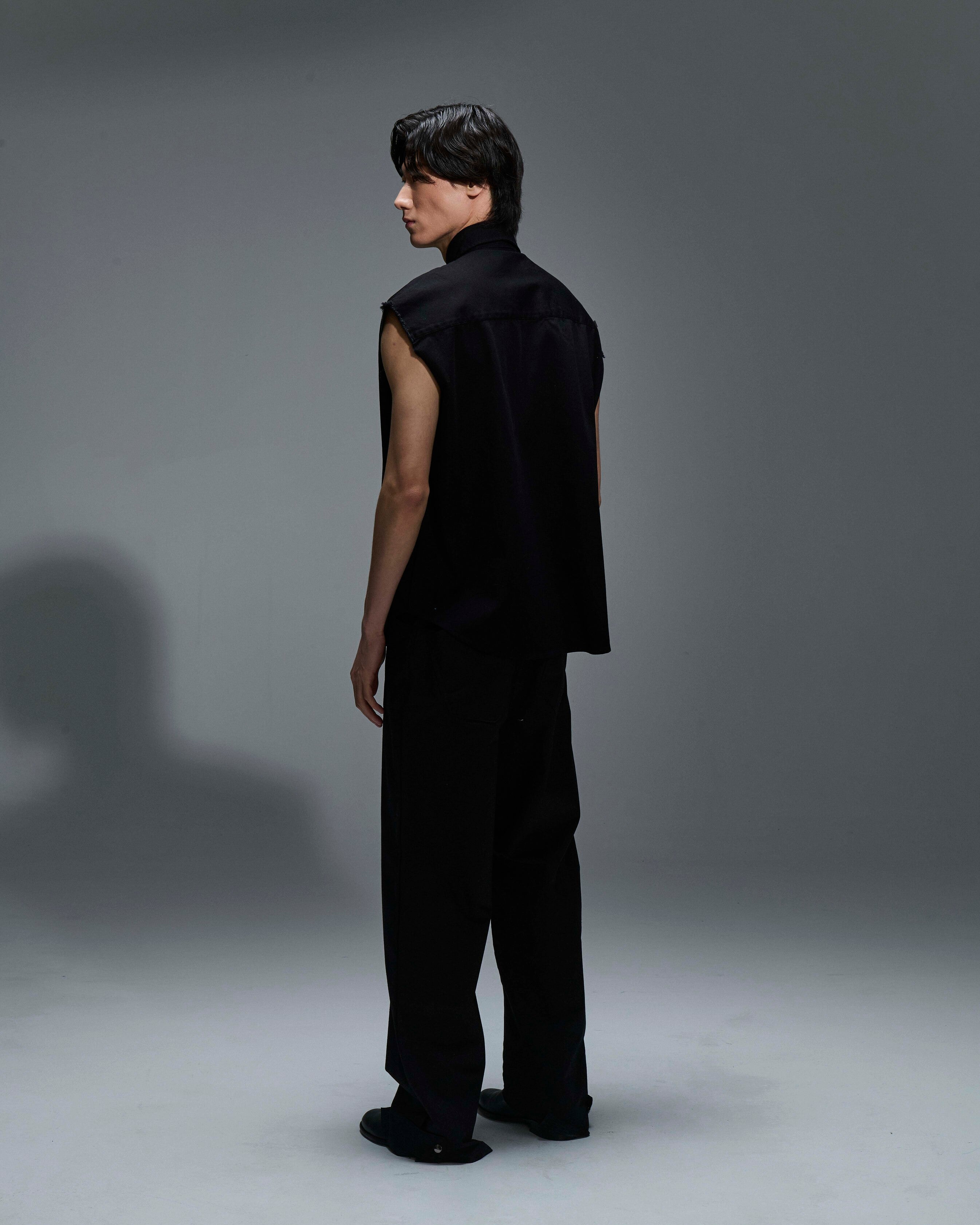 Pantalone con zip Black