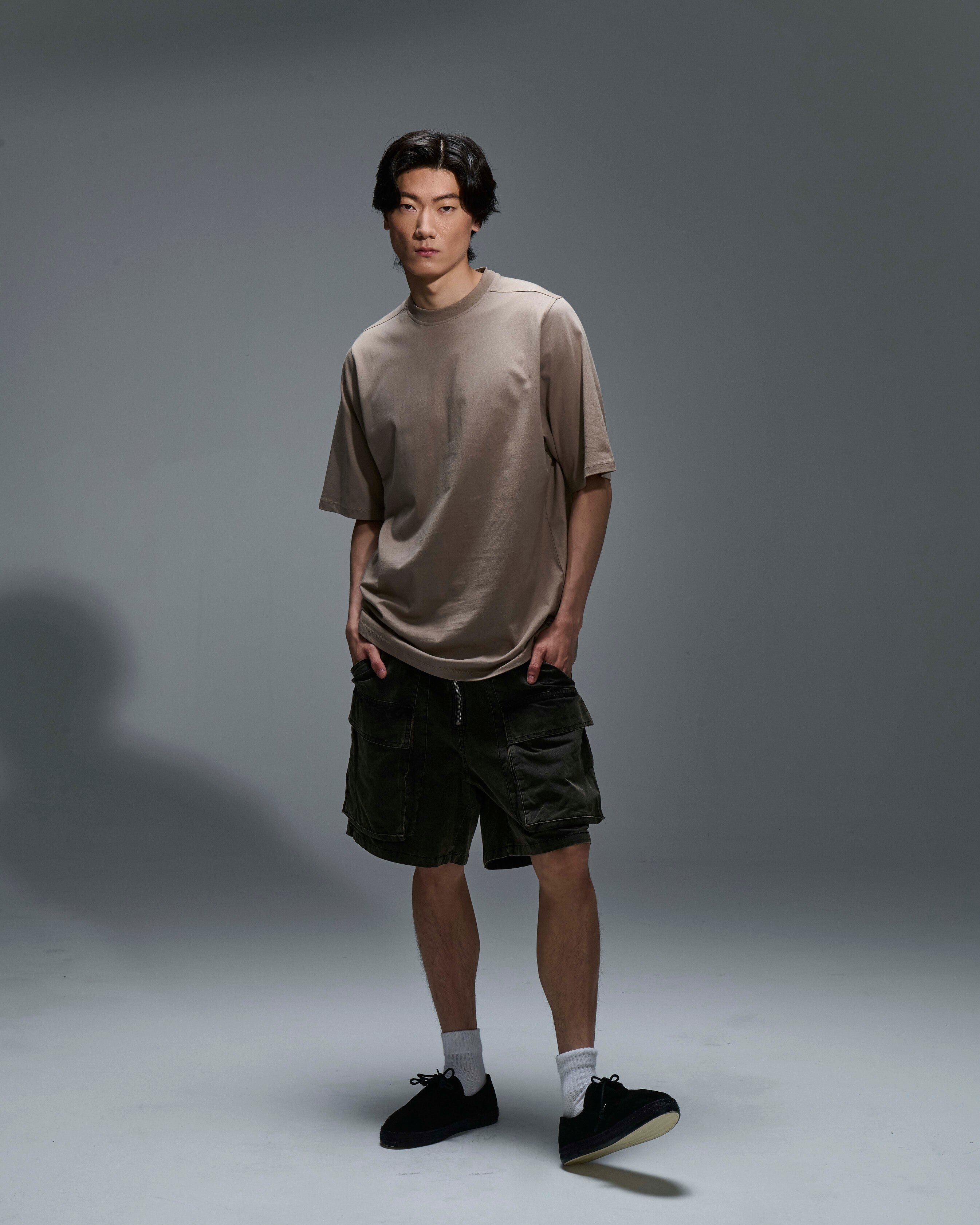 T-shirt con dettaglio nastro Black
