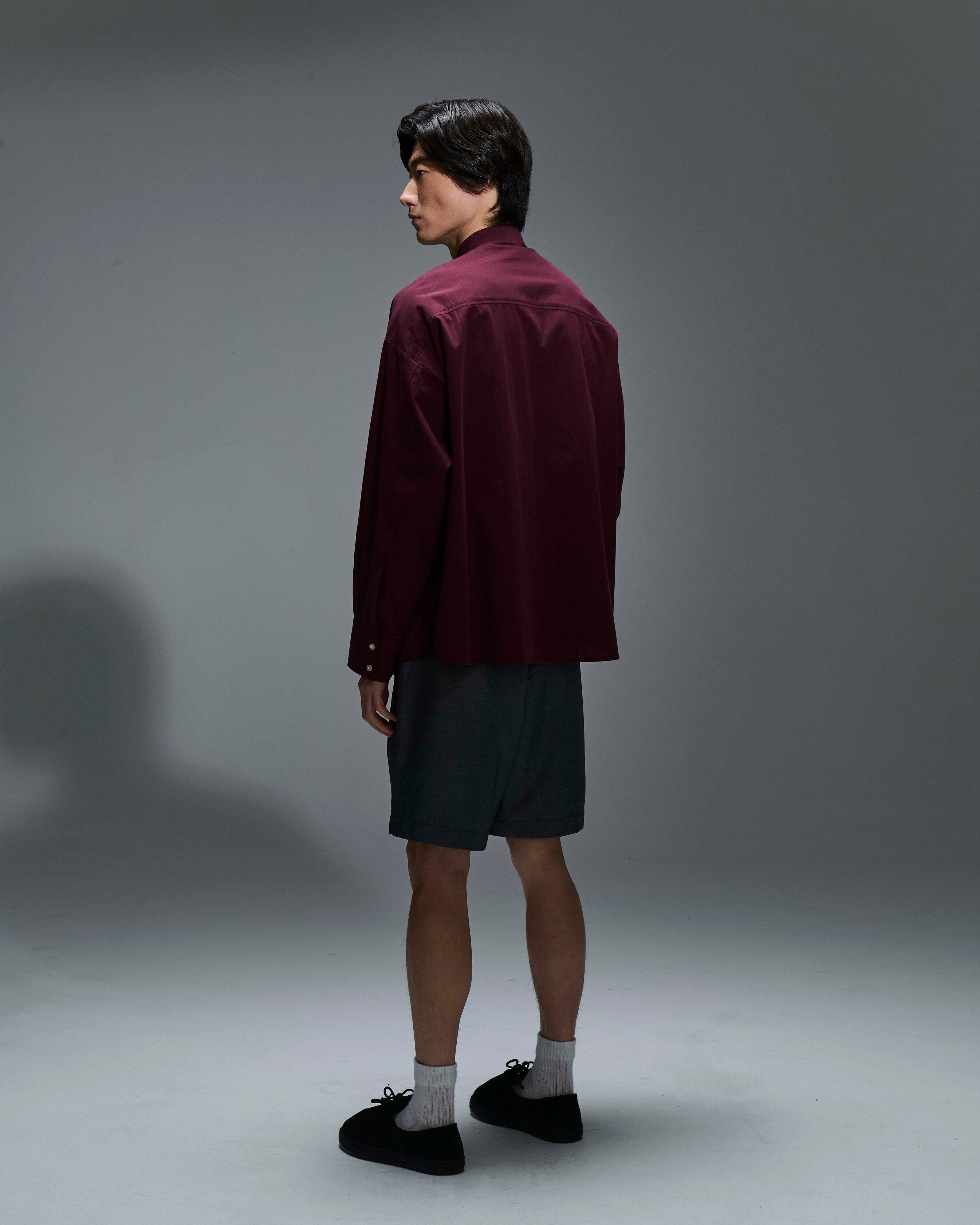 Essential Pocket Shirt Bordeaux
