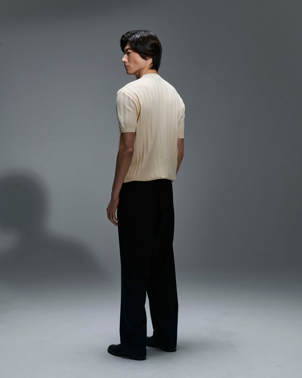 T-shirt in filo Beige