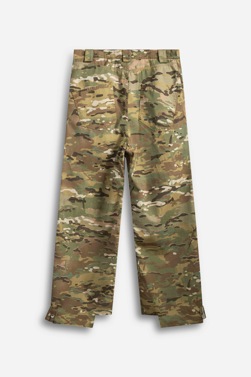 Pantalone con zip Camo green