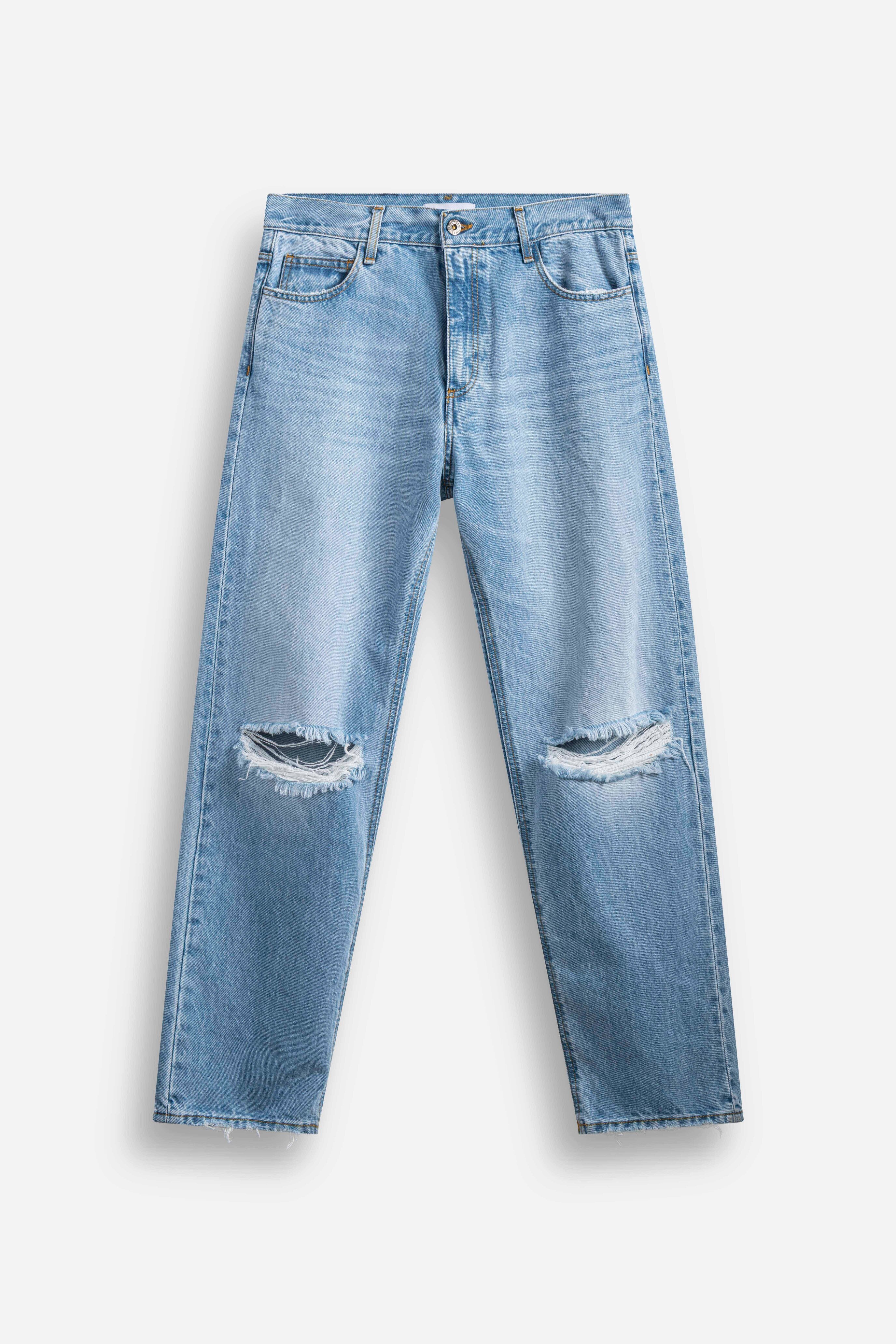 Denim 5 tasche destroyed stone blitz