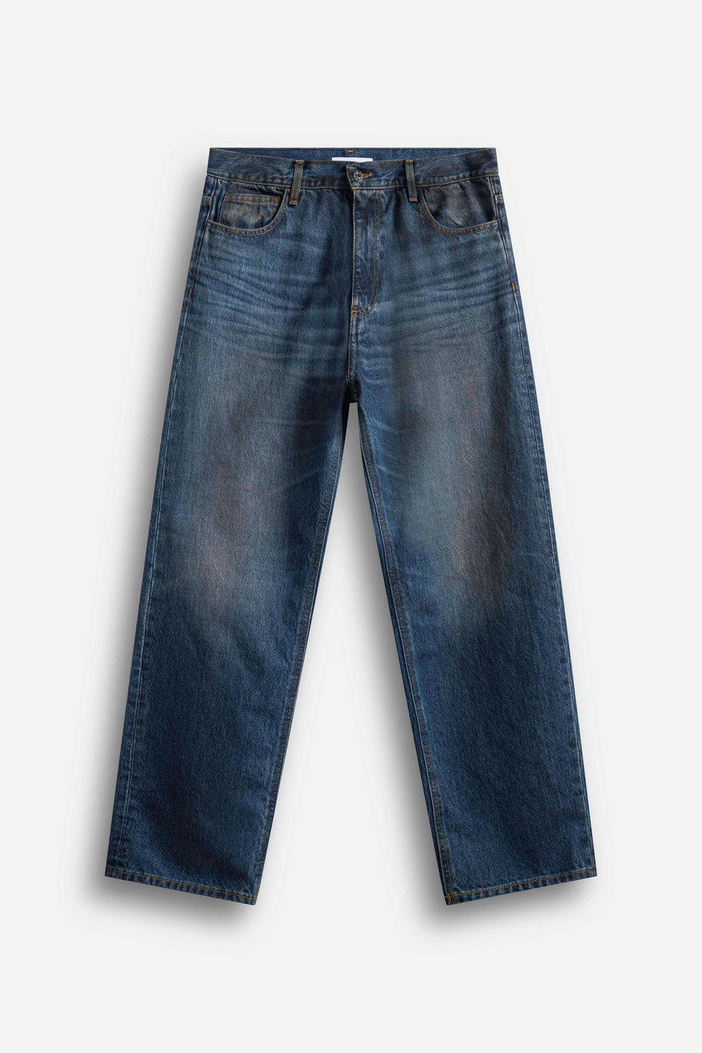 Denim 5 tasche stone wash pigment