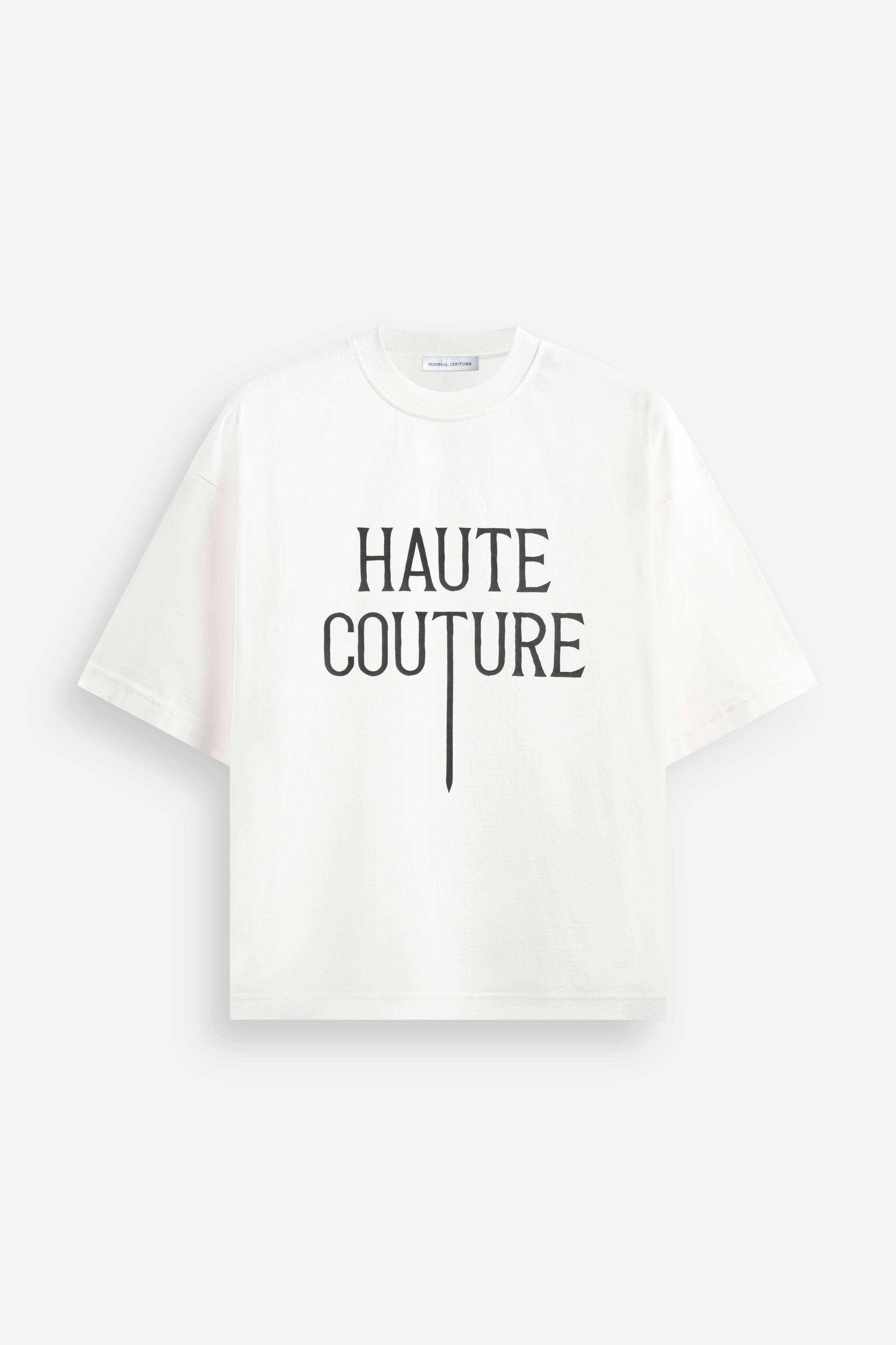T-shirt HAUTE COUTURE white