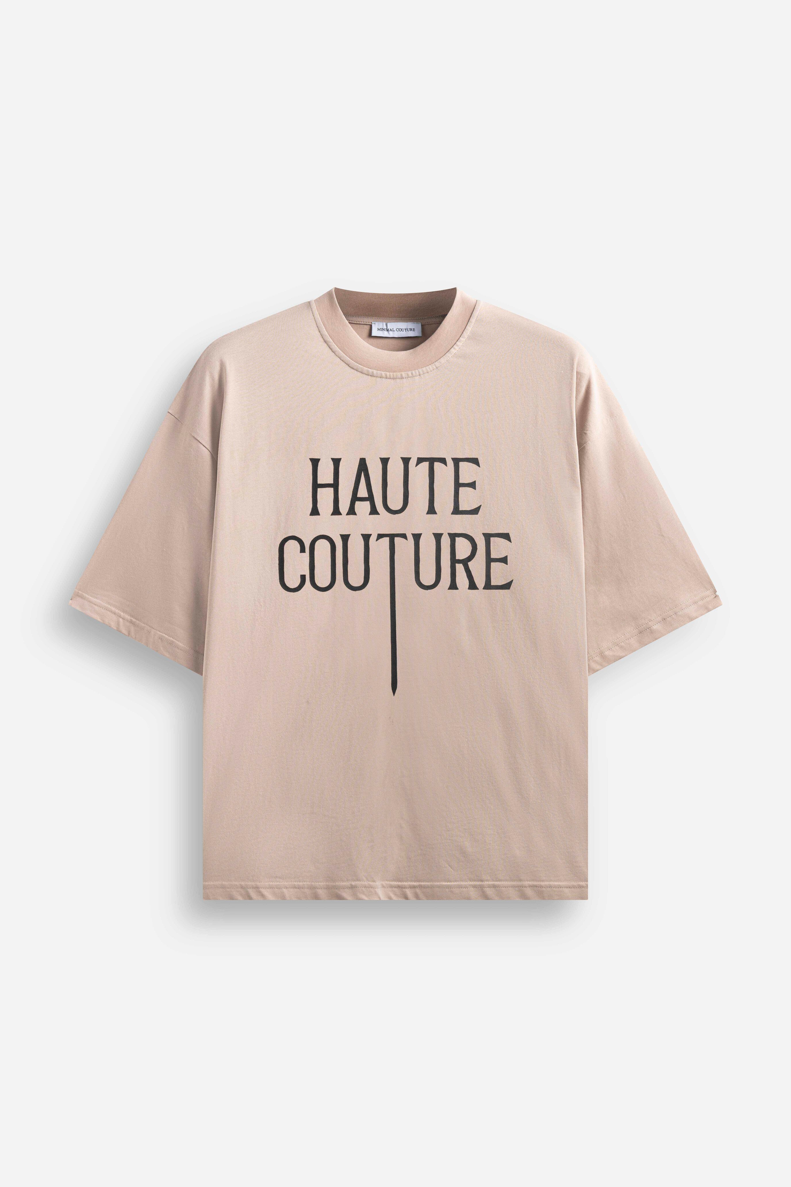 T-shirt HAUTE COUTURE beige