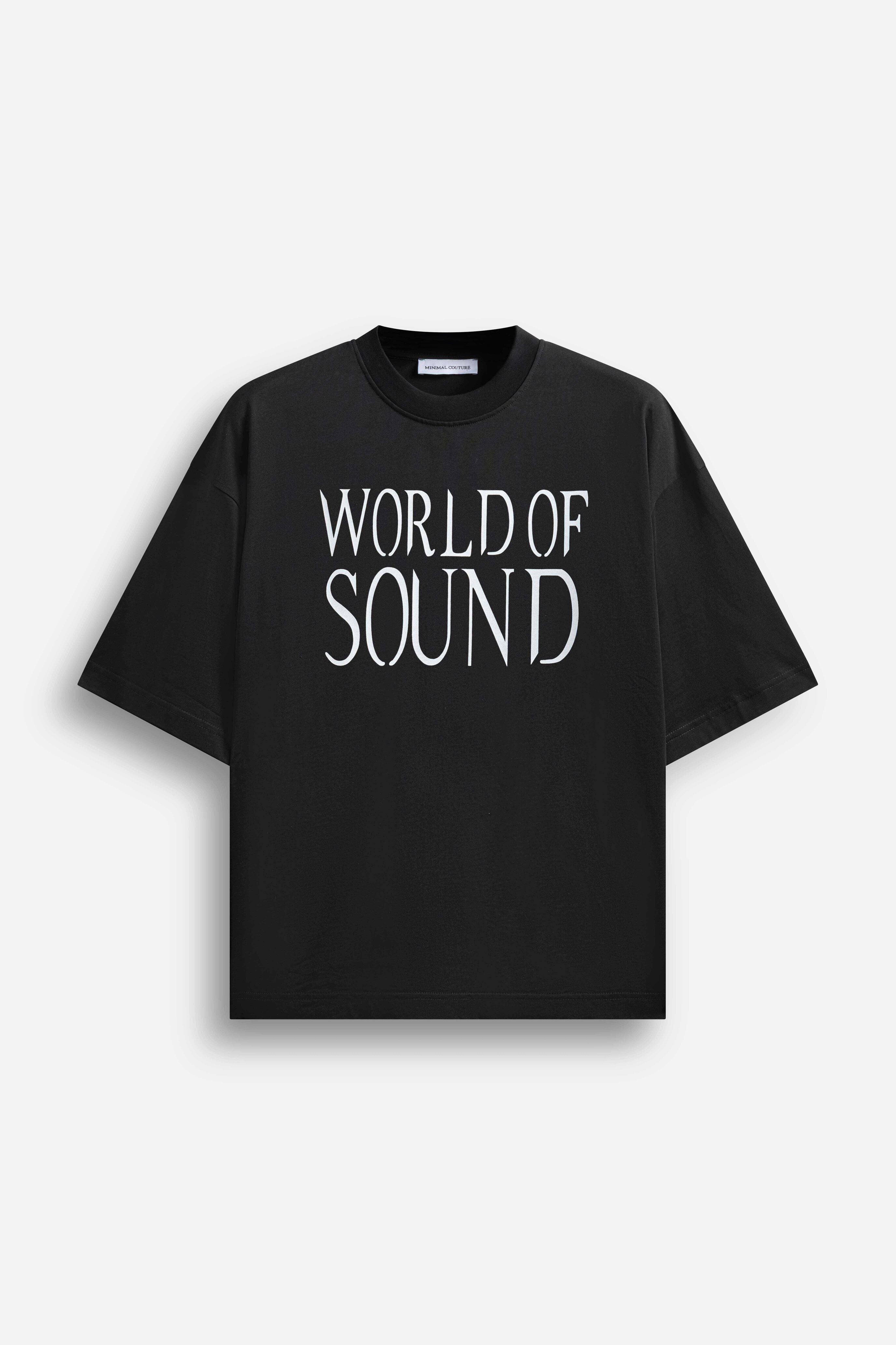 T-shirt WORLD OF SOUND black