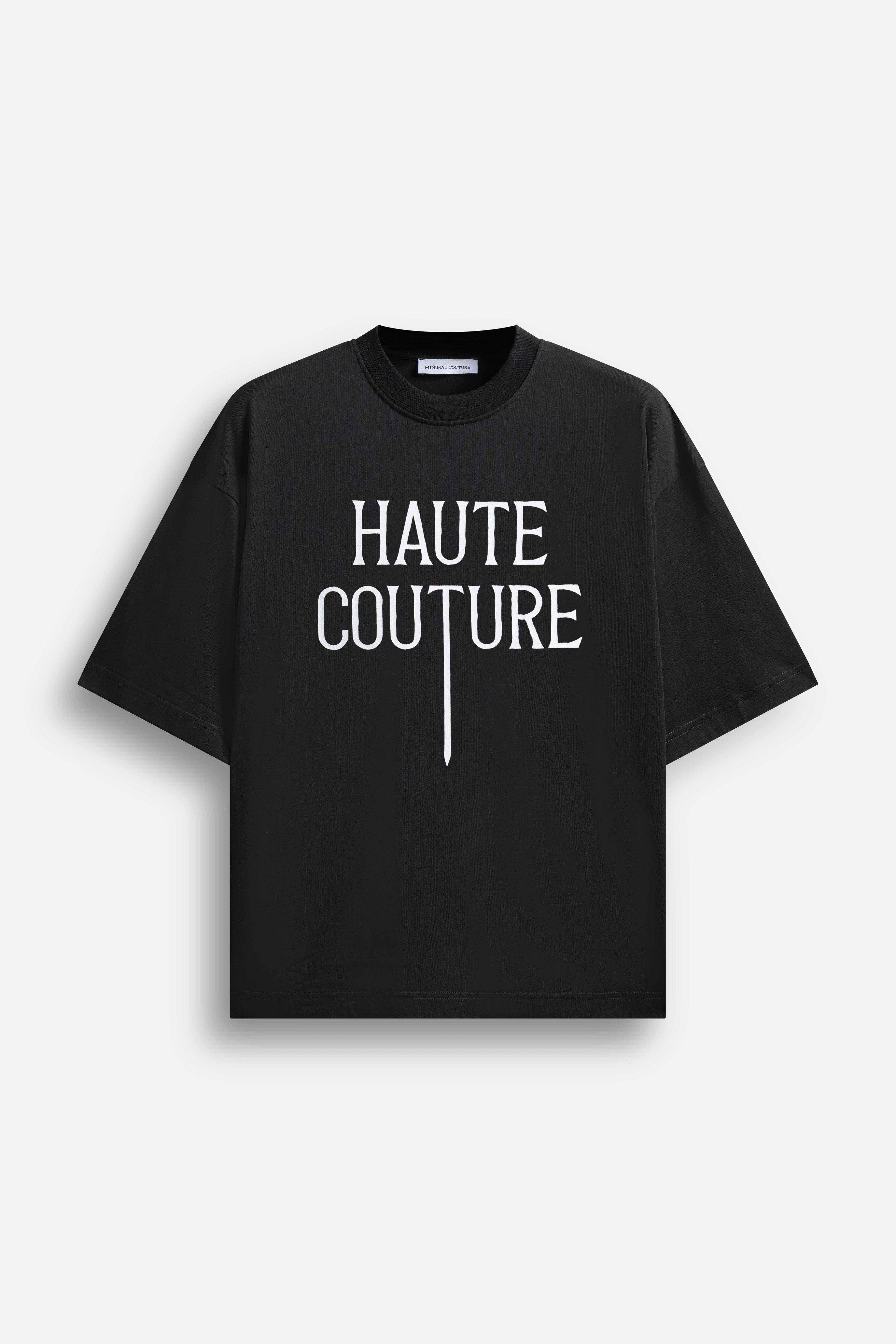 T-shirt HAUTE COUTURE black