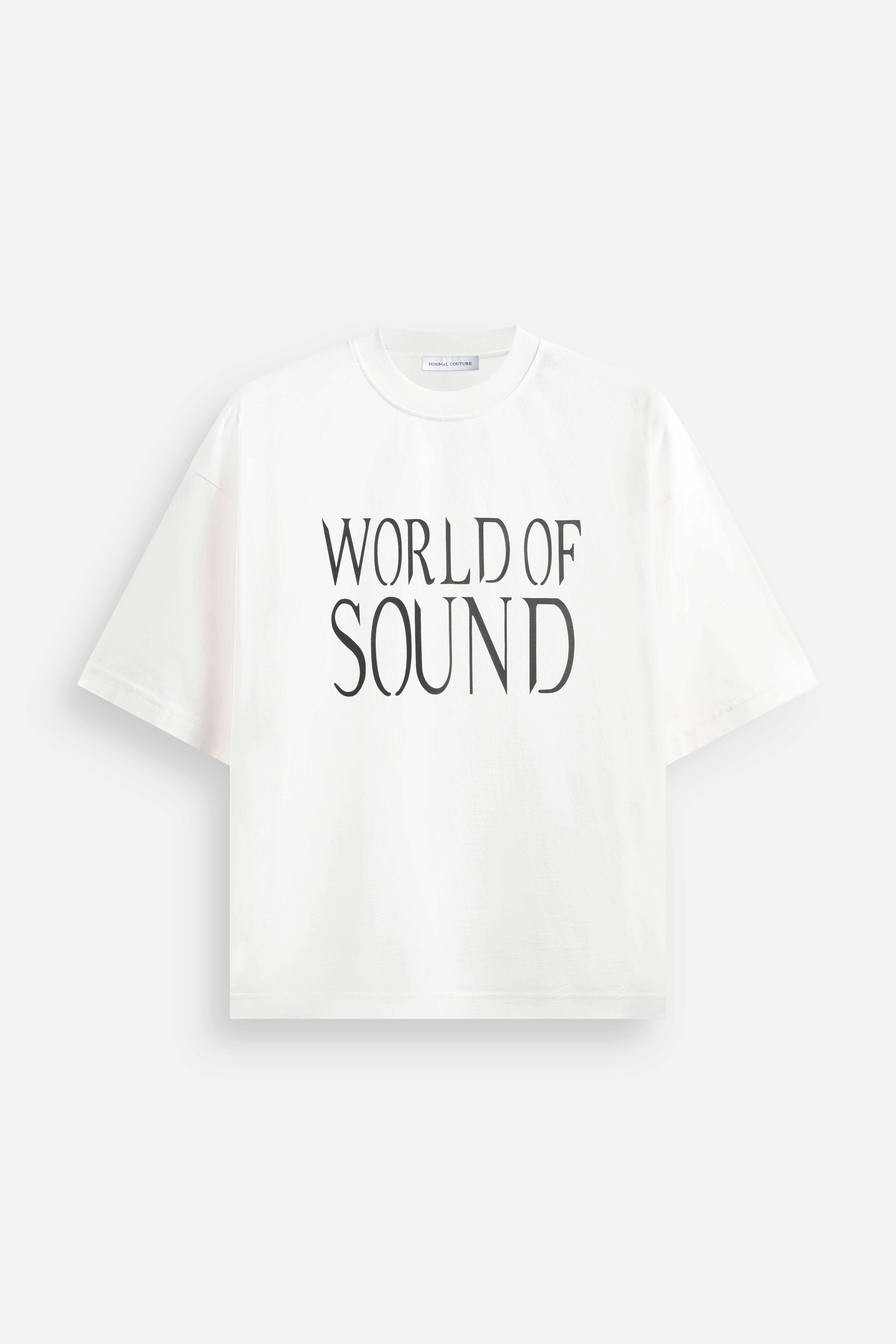 T-shirt WORLD OF SOUND white