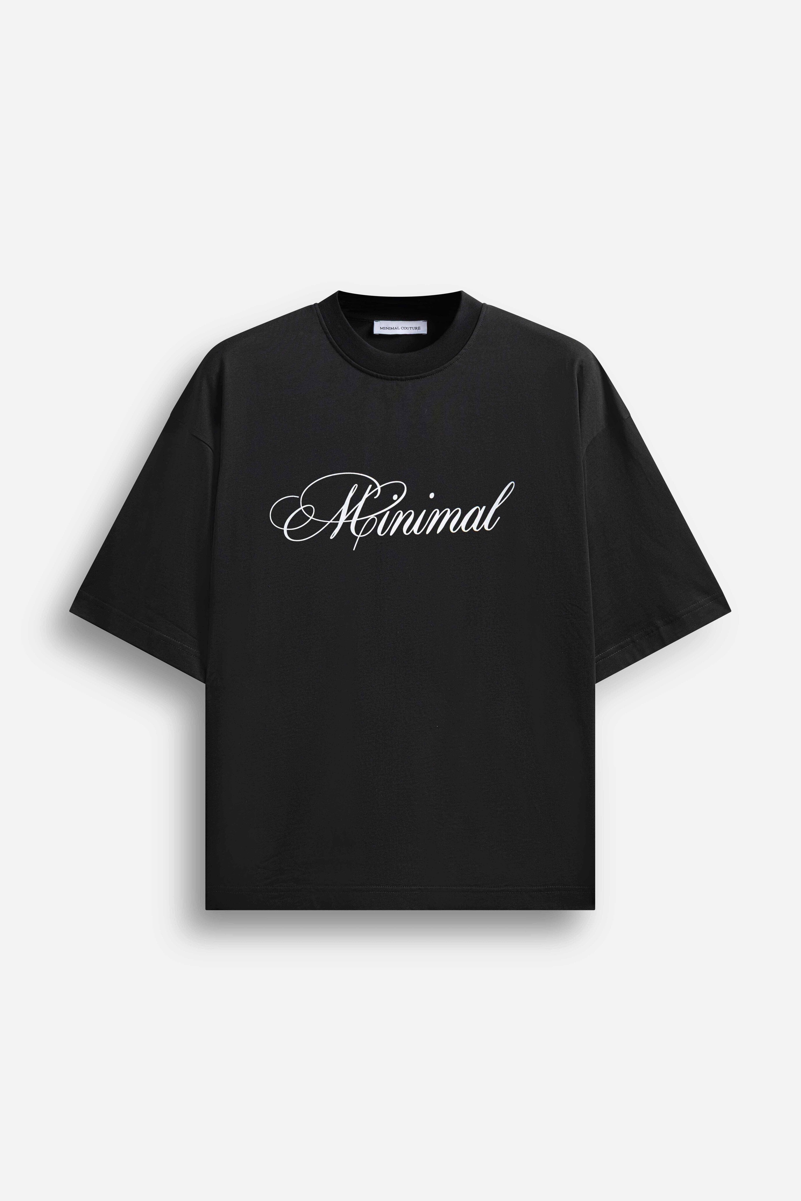T-shirt MINIMAL black