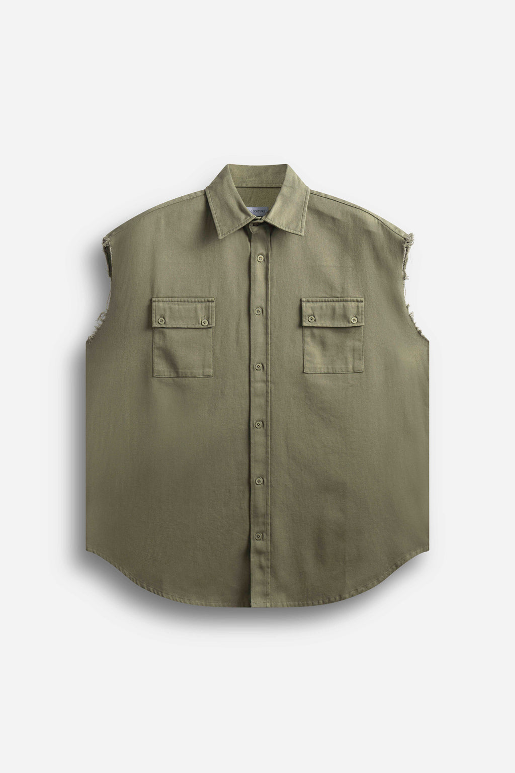 Camicia smanicata Green