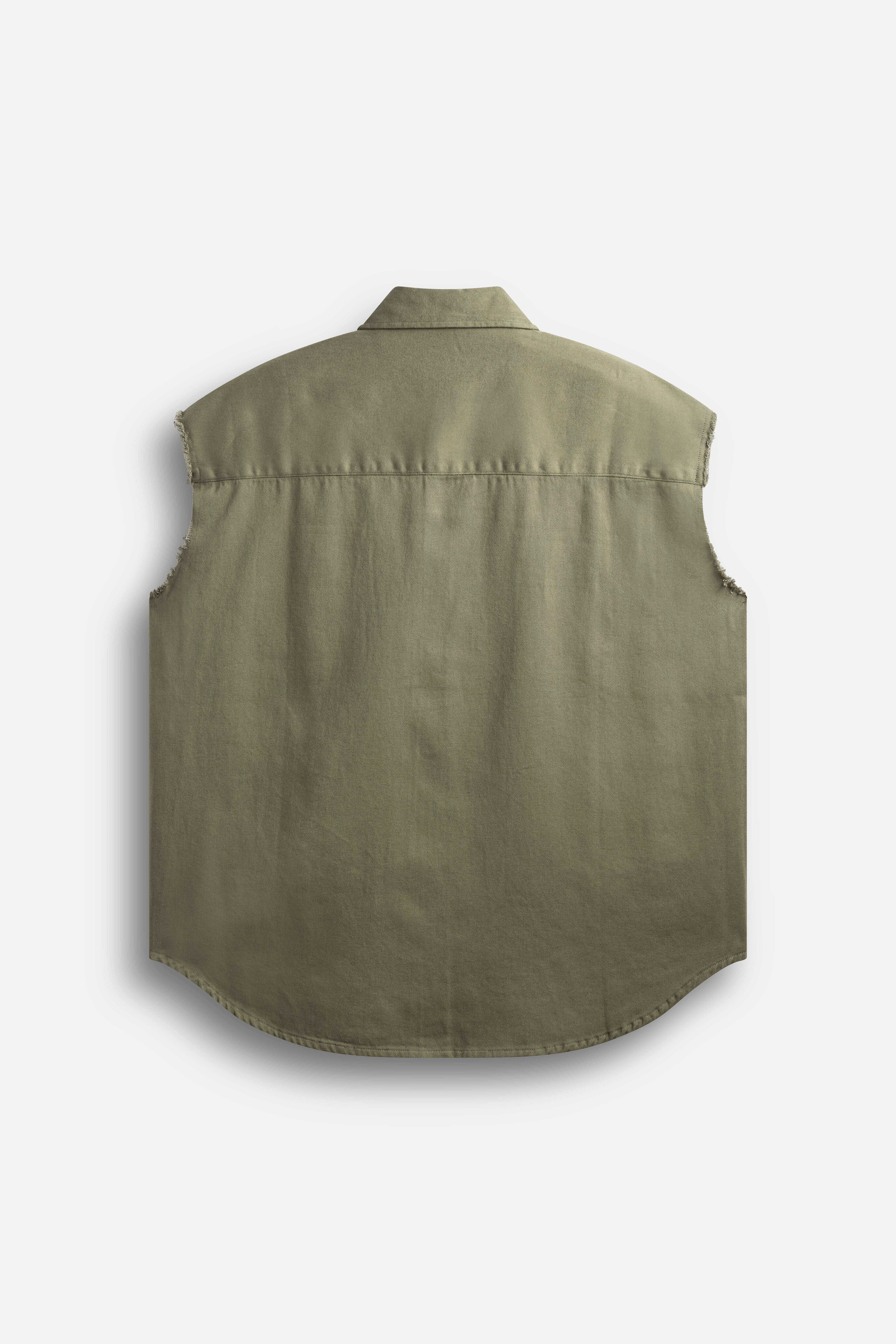 Camicia smanicata Green