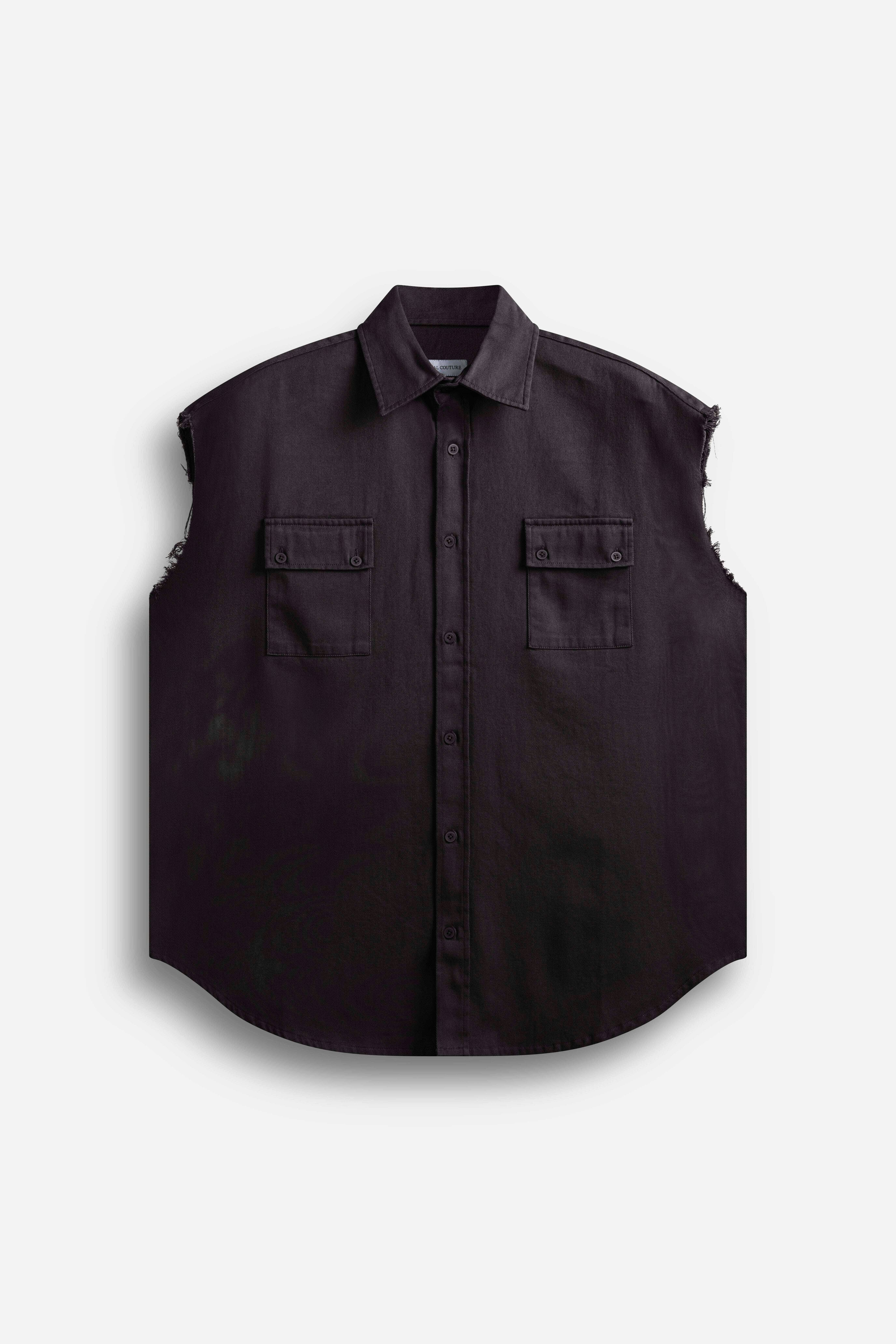 Camicia smanicata Black