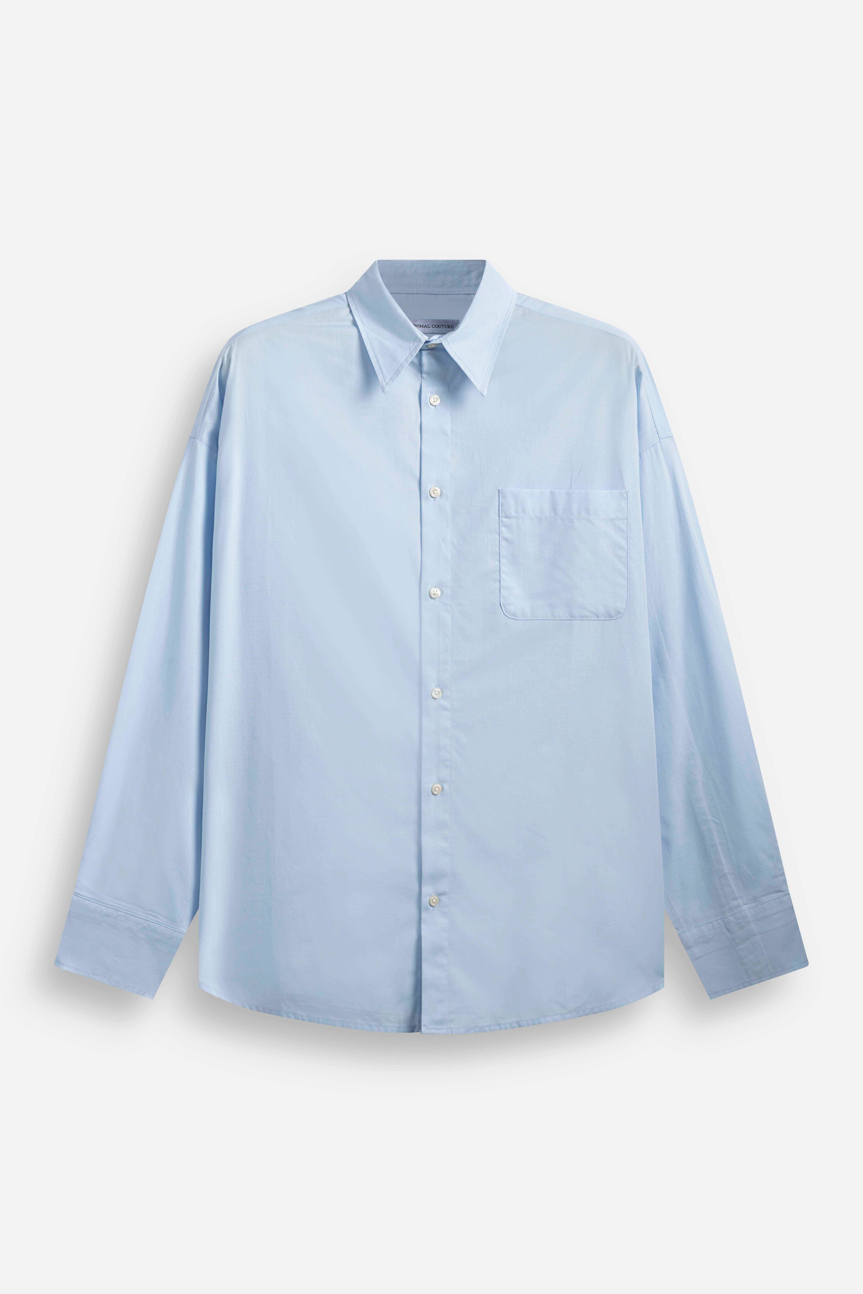Essential Pocket Shirt “Holy Punk” Light blue