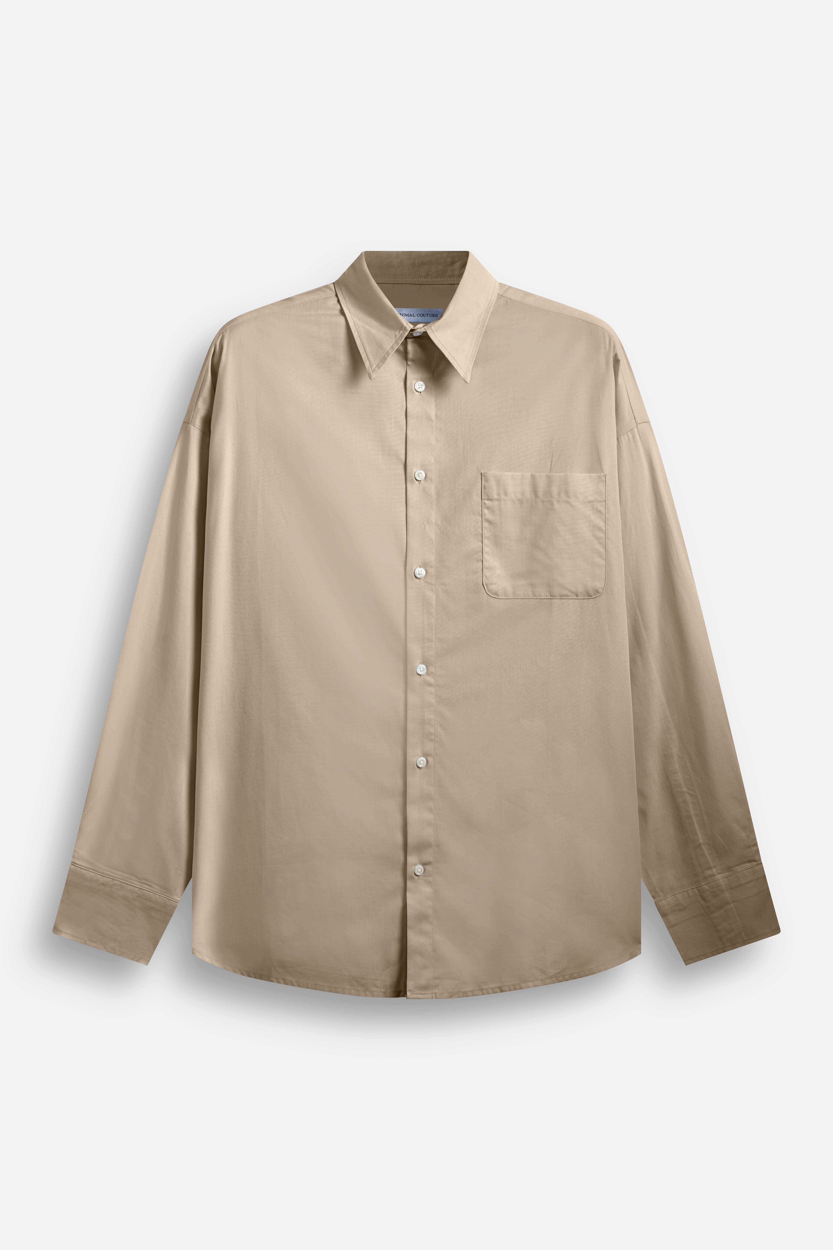 Essential Pocket Shirt “Holy Punk” Beige