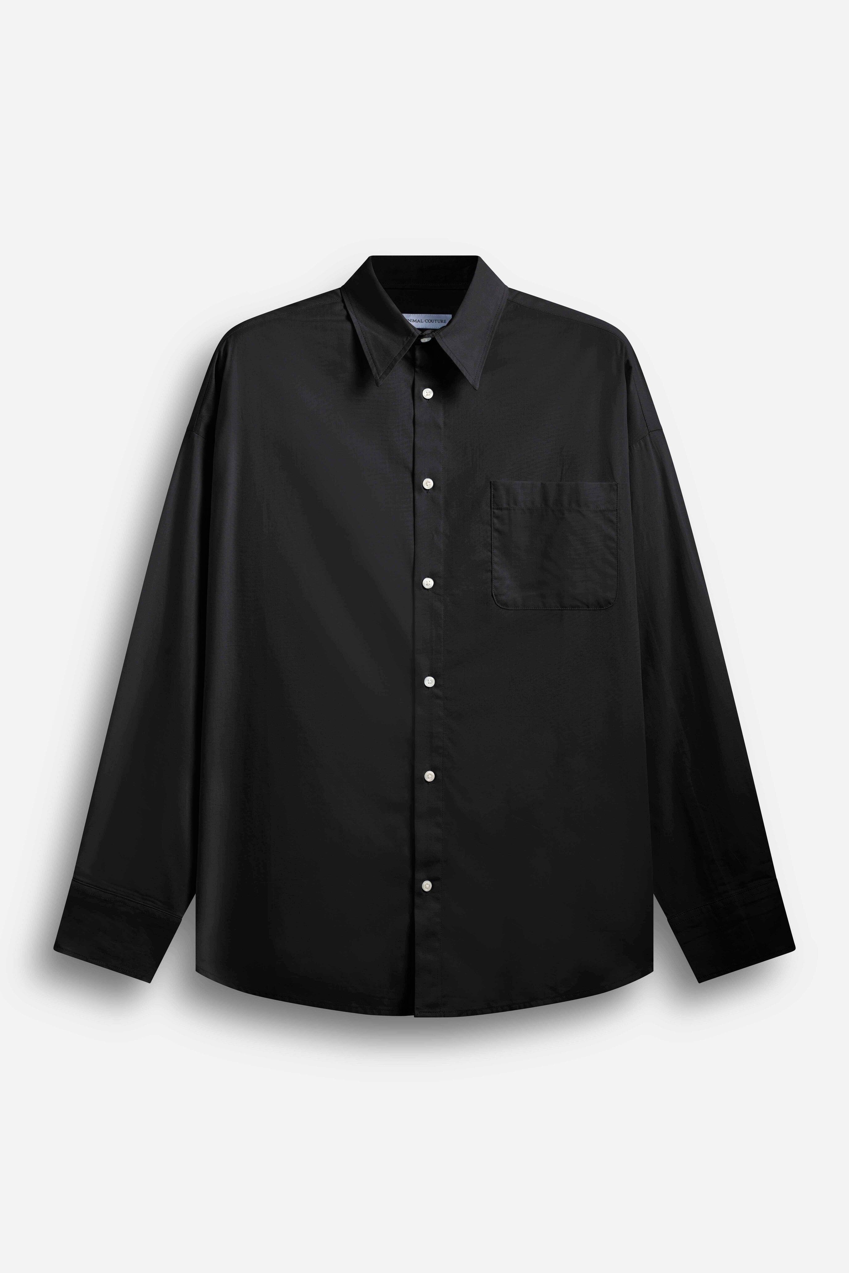 Essential Pocket Shirt " IRON" Black