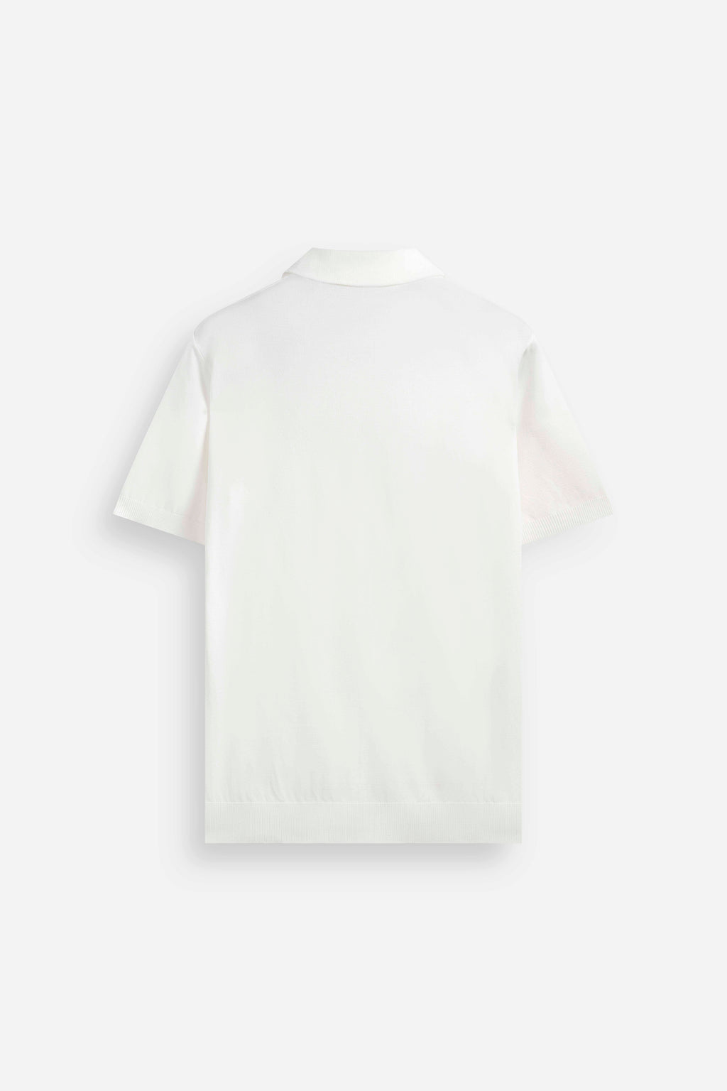 Polo con scollo aperto Off-White