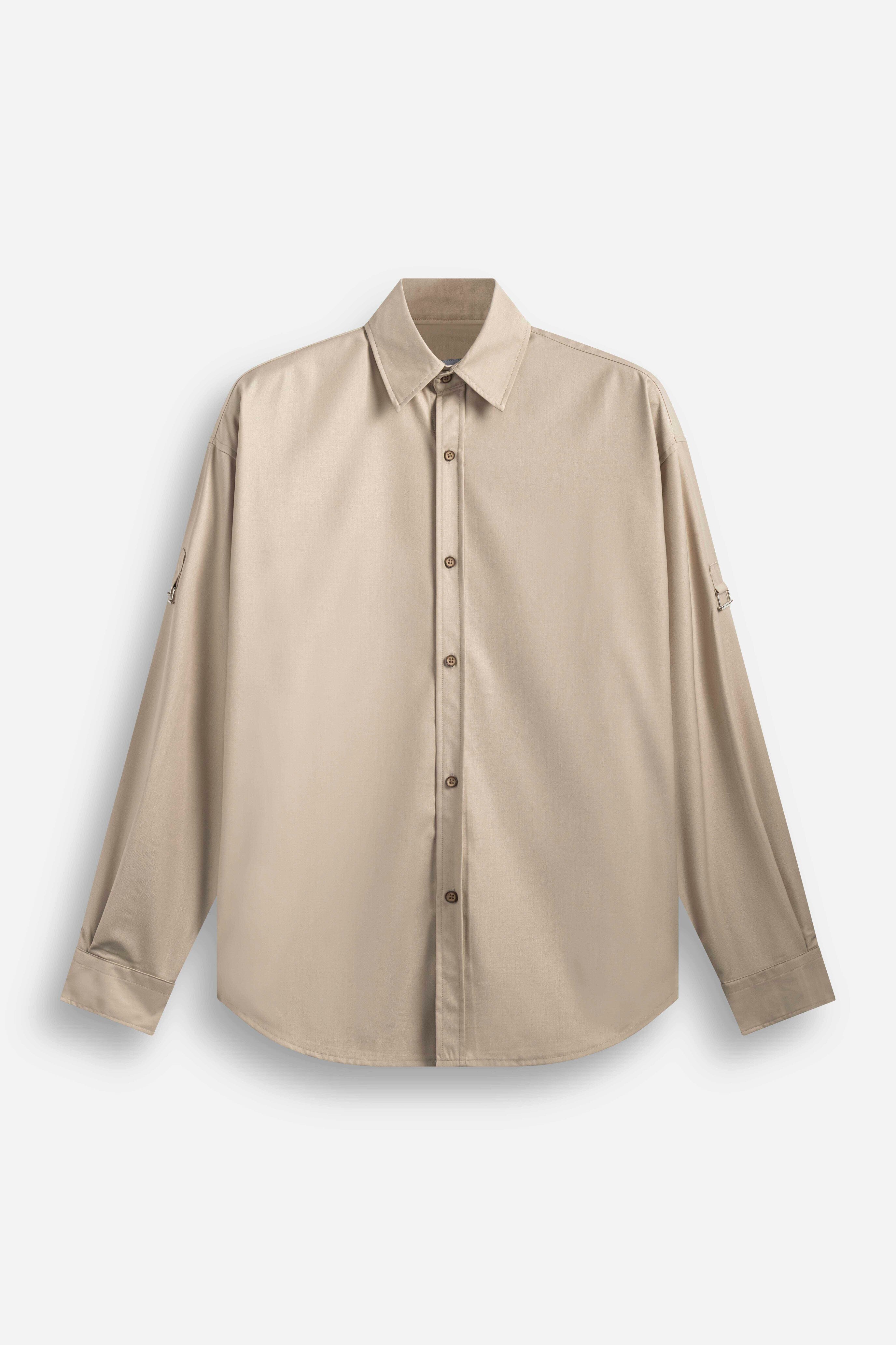 Camicia ganci Beige